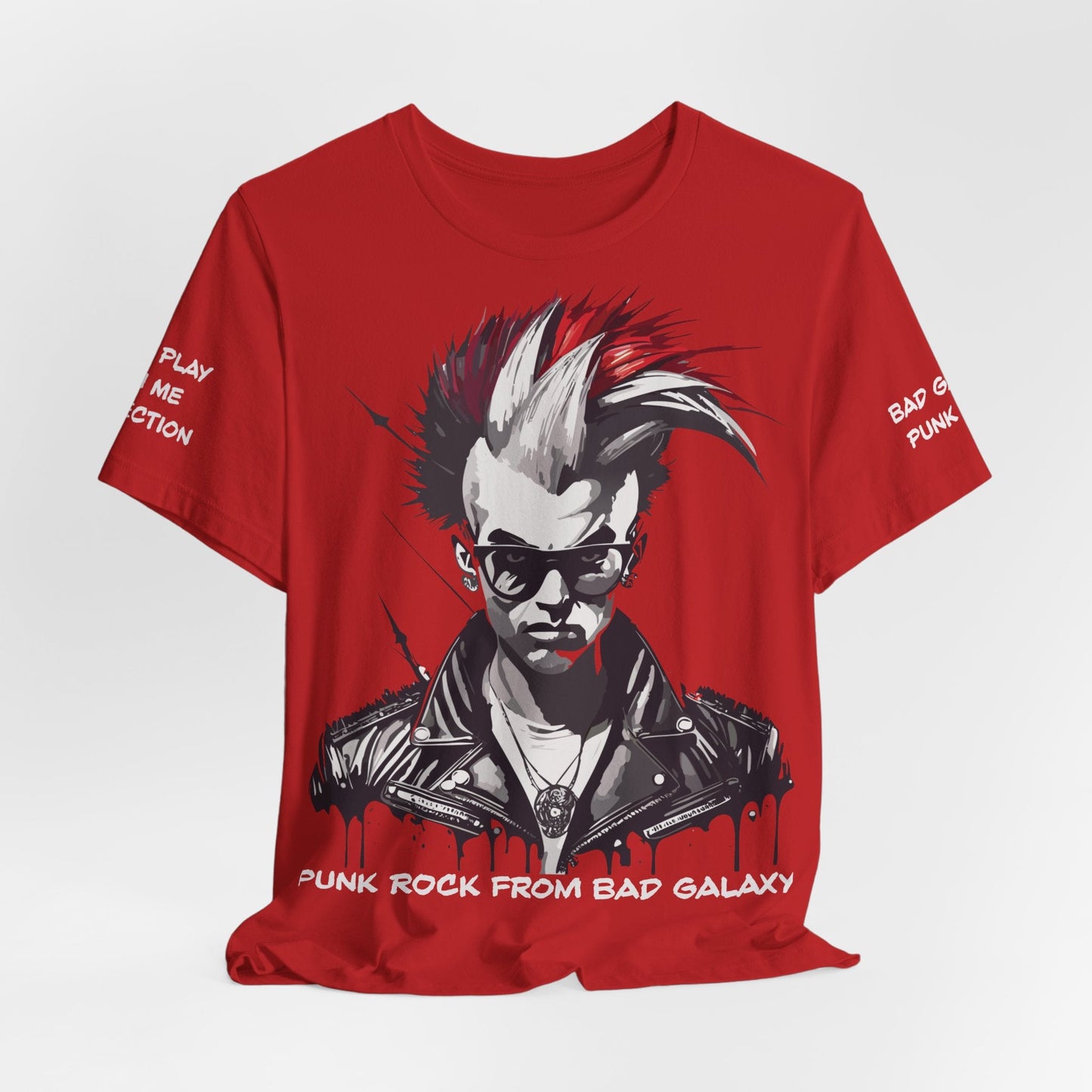 Punk Rock Tee Shirt Made In USA 100 Percent Cotton Eco Friendly Inks Durable Stitching
