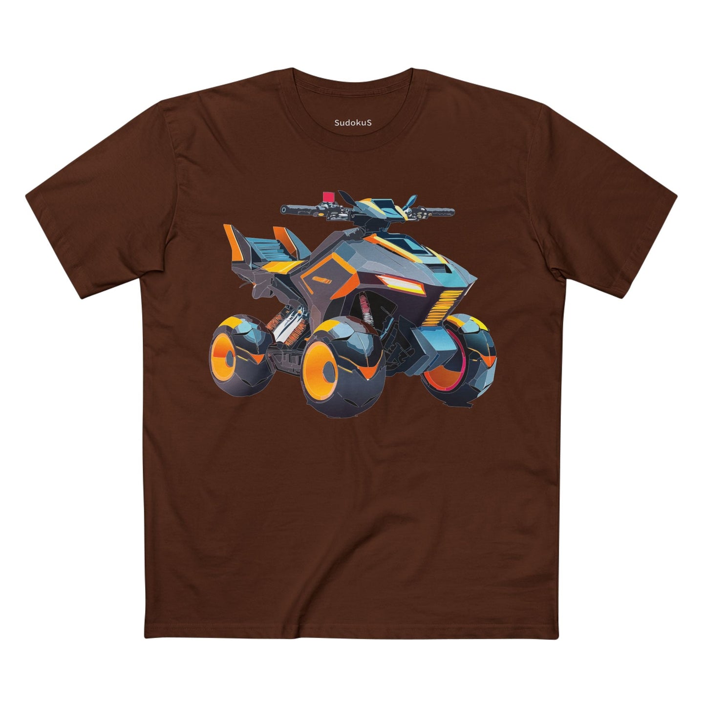 Moto Bike Graphic Unisex 100 Cotton Staple Tee 14