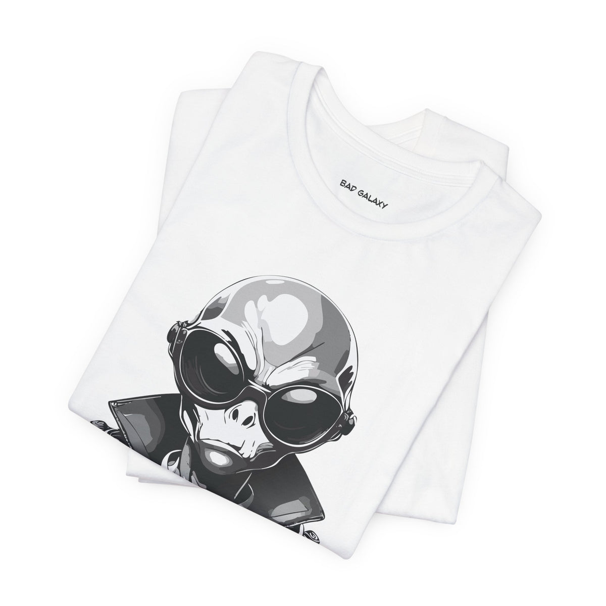 Alien Graphic Unisex Cotton Bella+Canvas Tee with Art Design b73