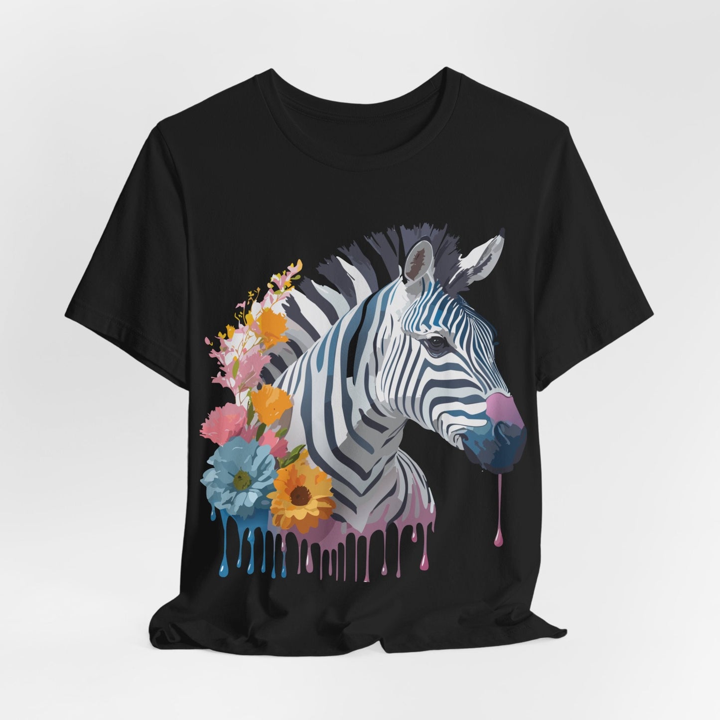 Adelpha Zebra Graphic T Shirt Unisex Vintage Inspired Art Short Sleeve Premium Soft Cotton