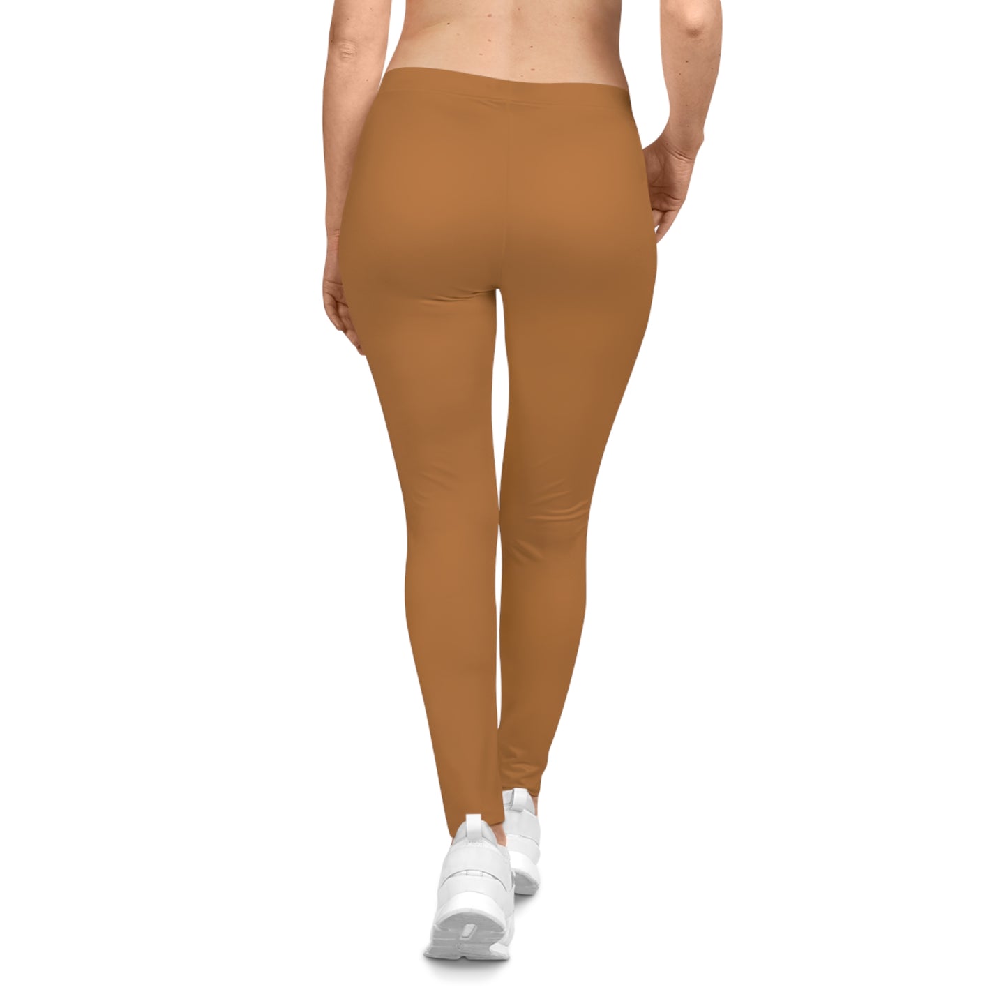 Copper Color Women's Poly-Span Casual Leggings XS-2XL