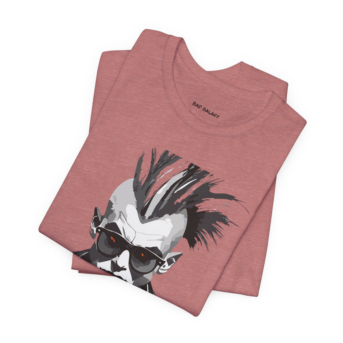 Punk Rock Graphic Unisex Cotton Bella+Canvas Tee with Art Design b31