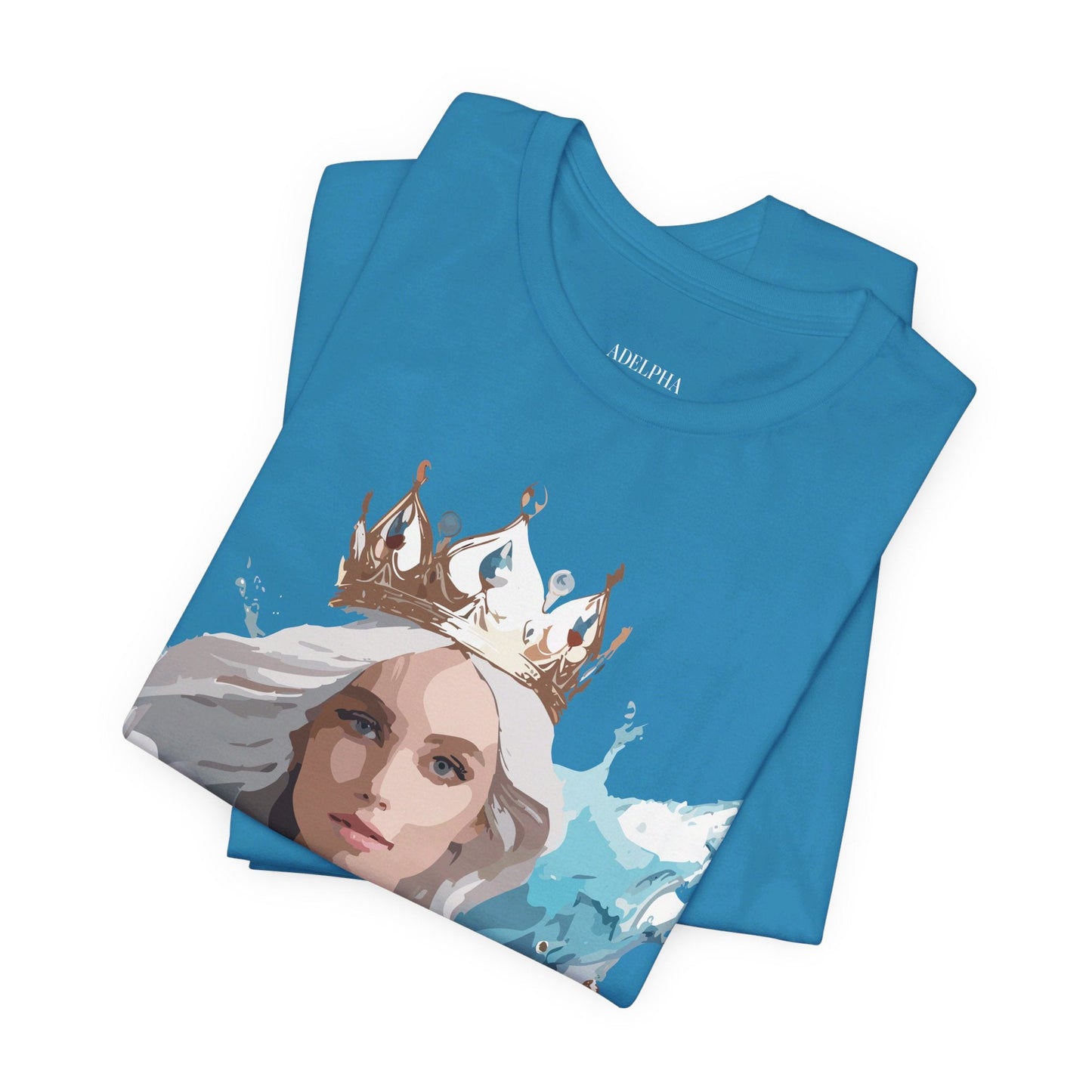 Queen Graphic T Shirt Unisex Jersey Short Sleeve Tee With Vintage Inspired Artwork Adelpha