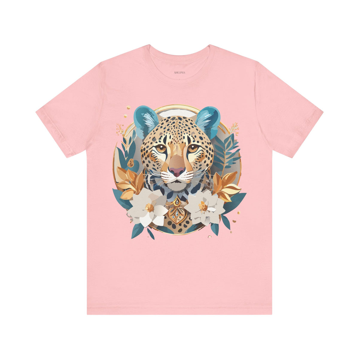 Medallion Graphic Unisex Cotton Bella+Canvas Tee with Art Design d41