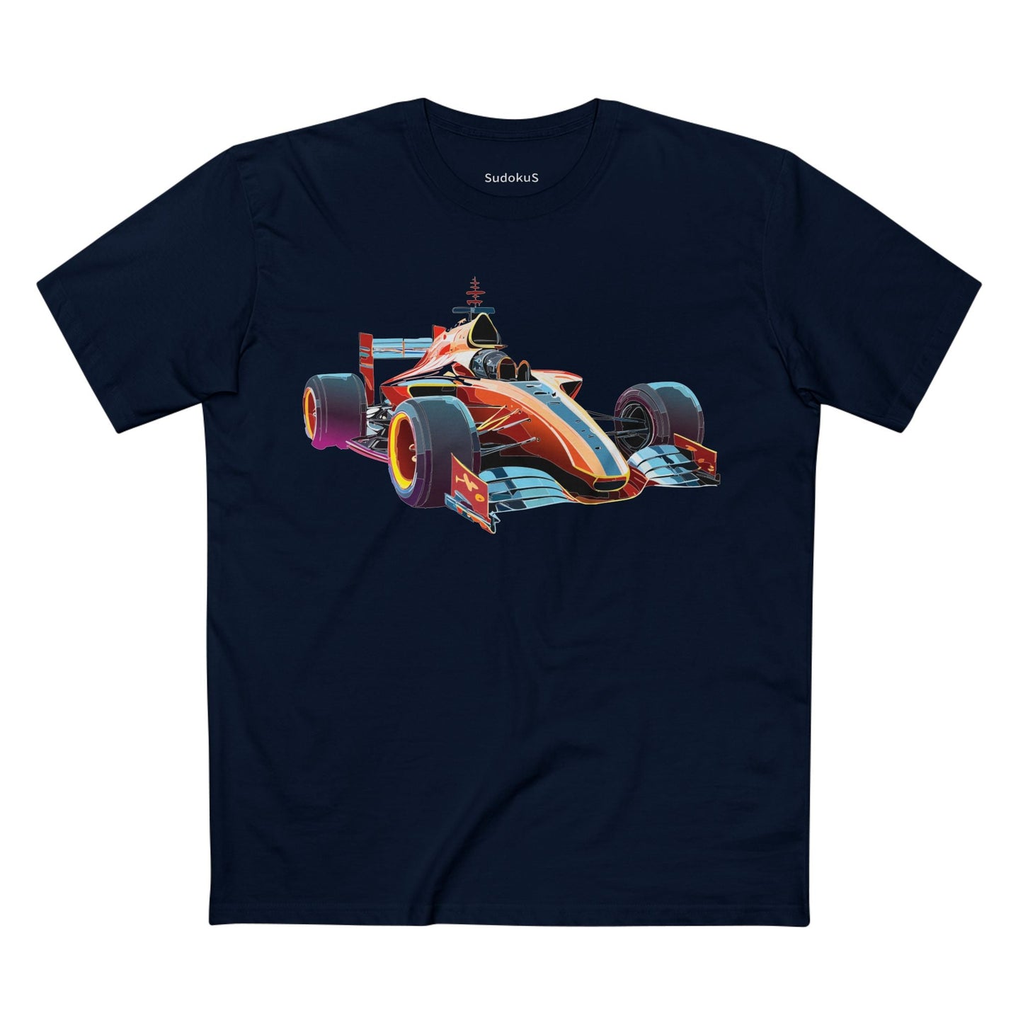 Car Graphic Unisex 100 Cotton Staple Tee 10