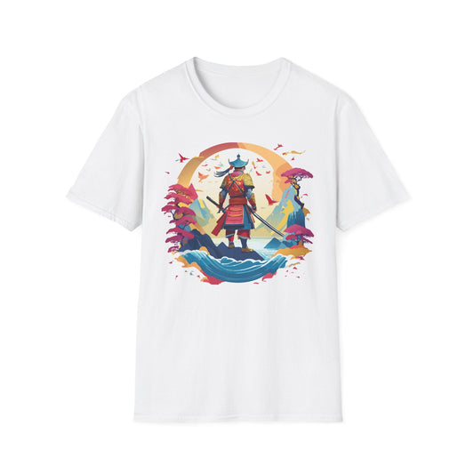 Samurai Shirt Unisex Tee Made With 100 Percent Ring Spun Cotton Soft Durable Comfort Gildan 64000