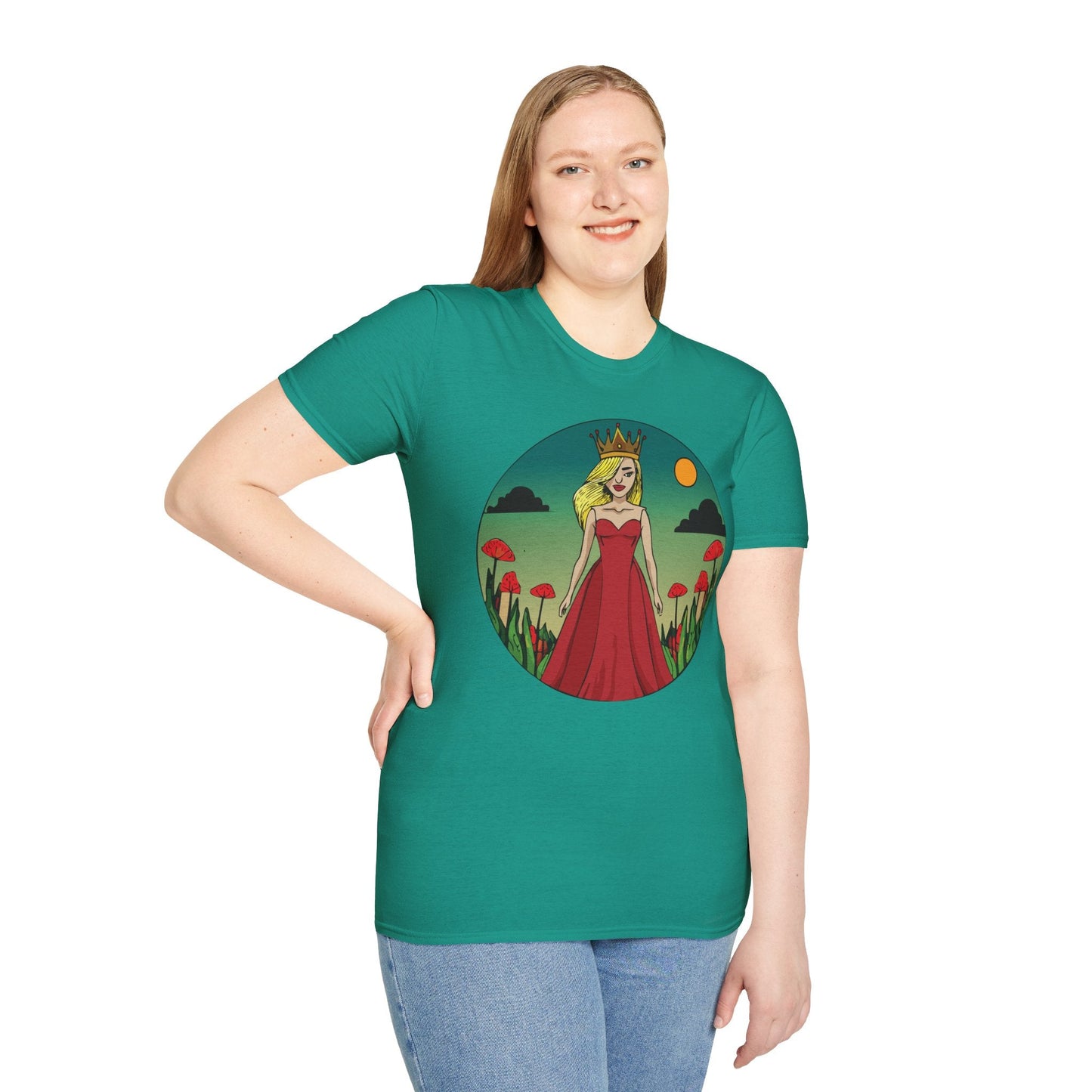 Womens Graphic T Shirt Art Design Tee Unisex Softstyle 64000 Ring Spun Cotton Daily Wear