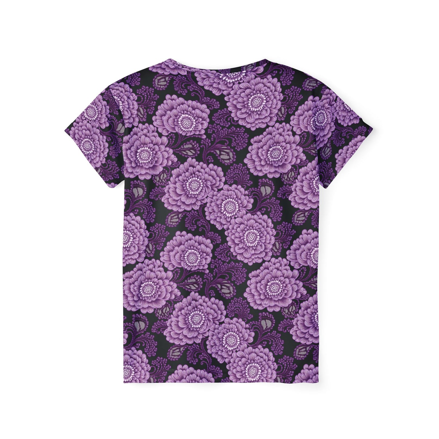 Lace Print Poly Shirt, Poly Shirt with Lace Print, Lace Shirt 66