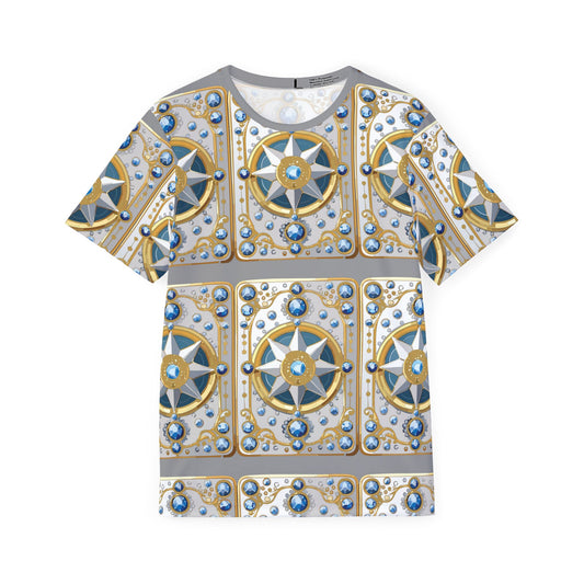 15-Card Deck Graphic T-Shirt, Art Design Poly Shirt, All Over Print Graphic Tee, Playing Cards T-Shirt, Playing Cards Tees