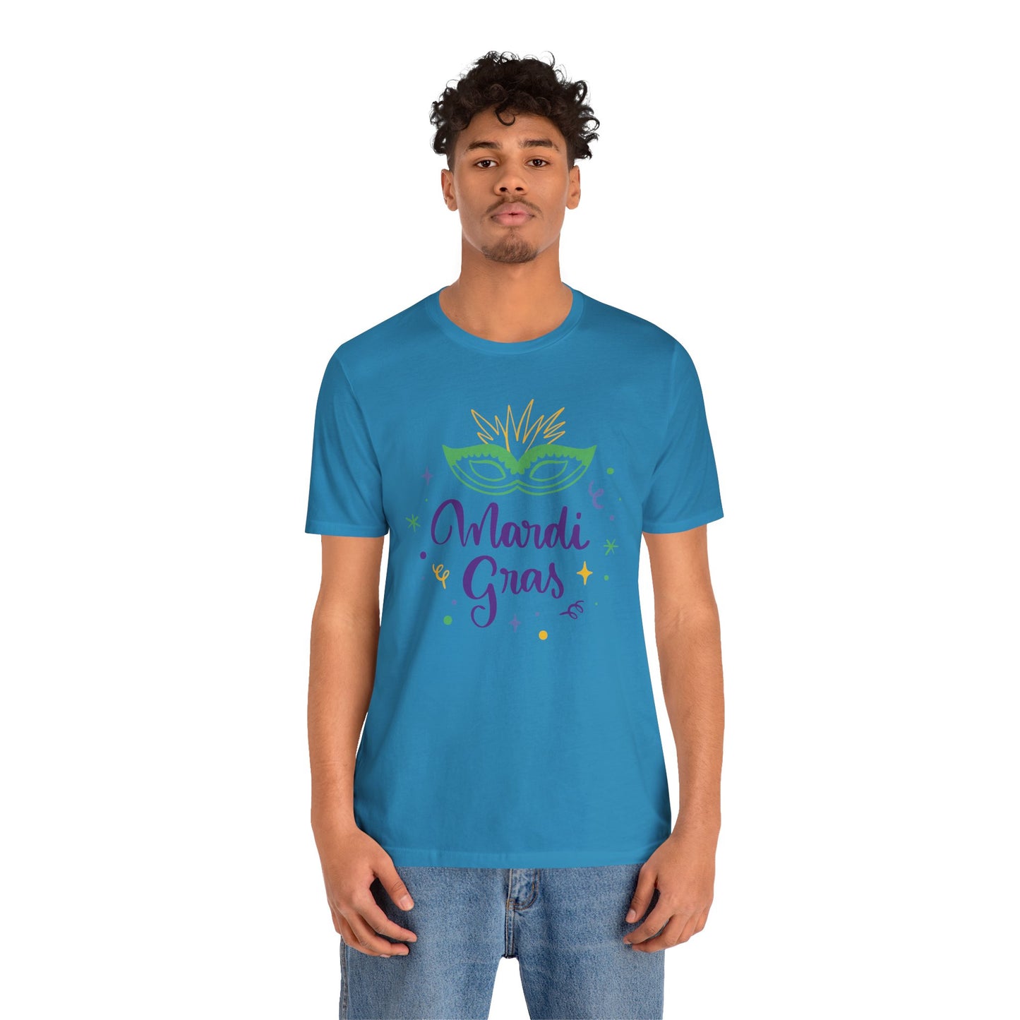 Tee-shirt en coton unisexe pour Mardi Gras