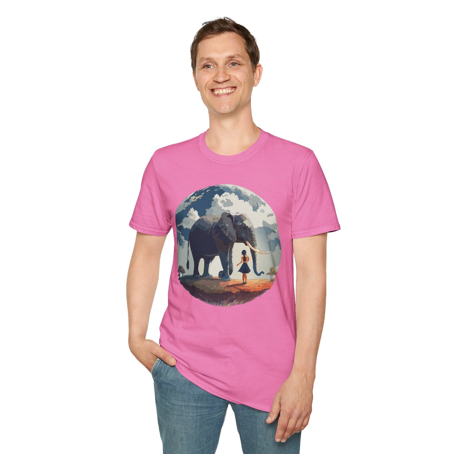 Womens Graphic T Shirt Art Design Tee Softstyle Gildan 64000 100 Percent Ring Spun Cotton