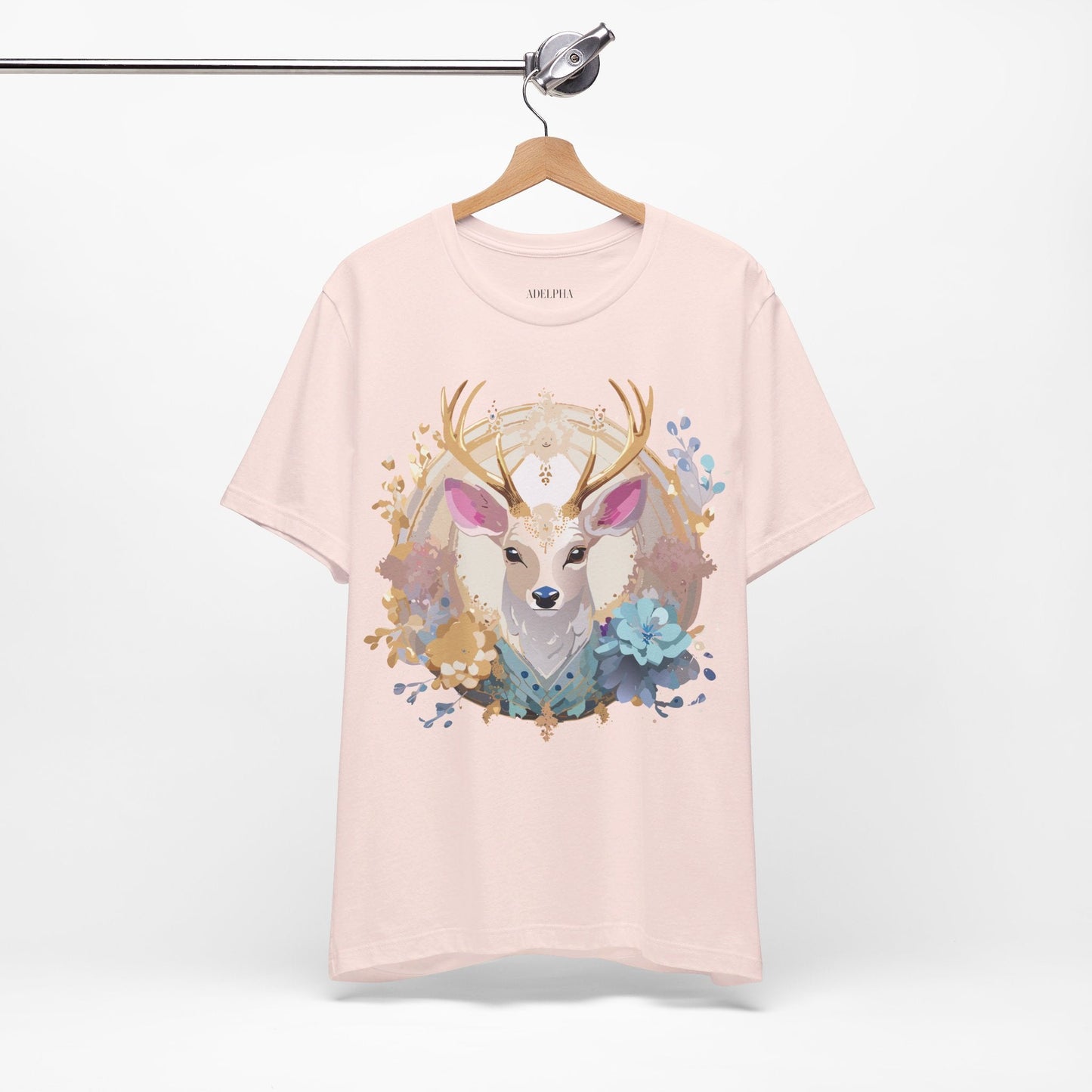 Medallion Graphic Unisex 100 Cotton Vintage Animal Medal Artwork Tee 68