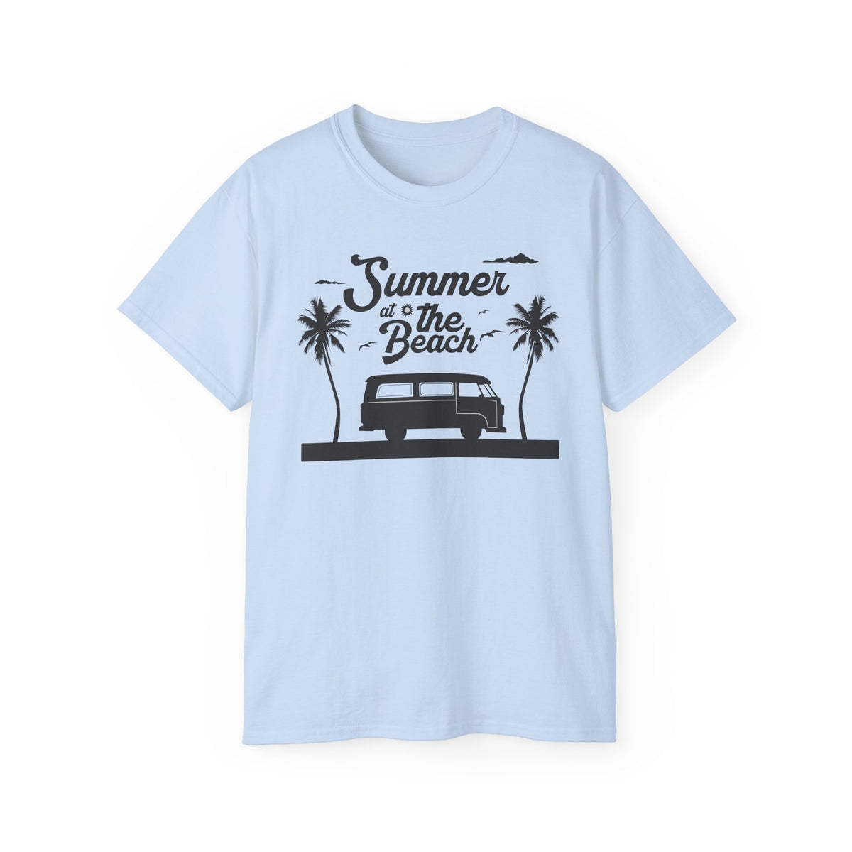Summer at the Beach Van Tee | Surf Camper Palm Tree Shirt