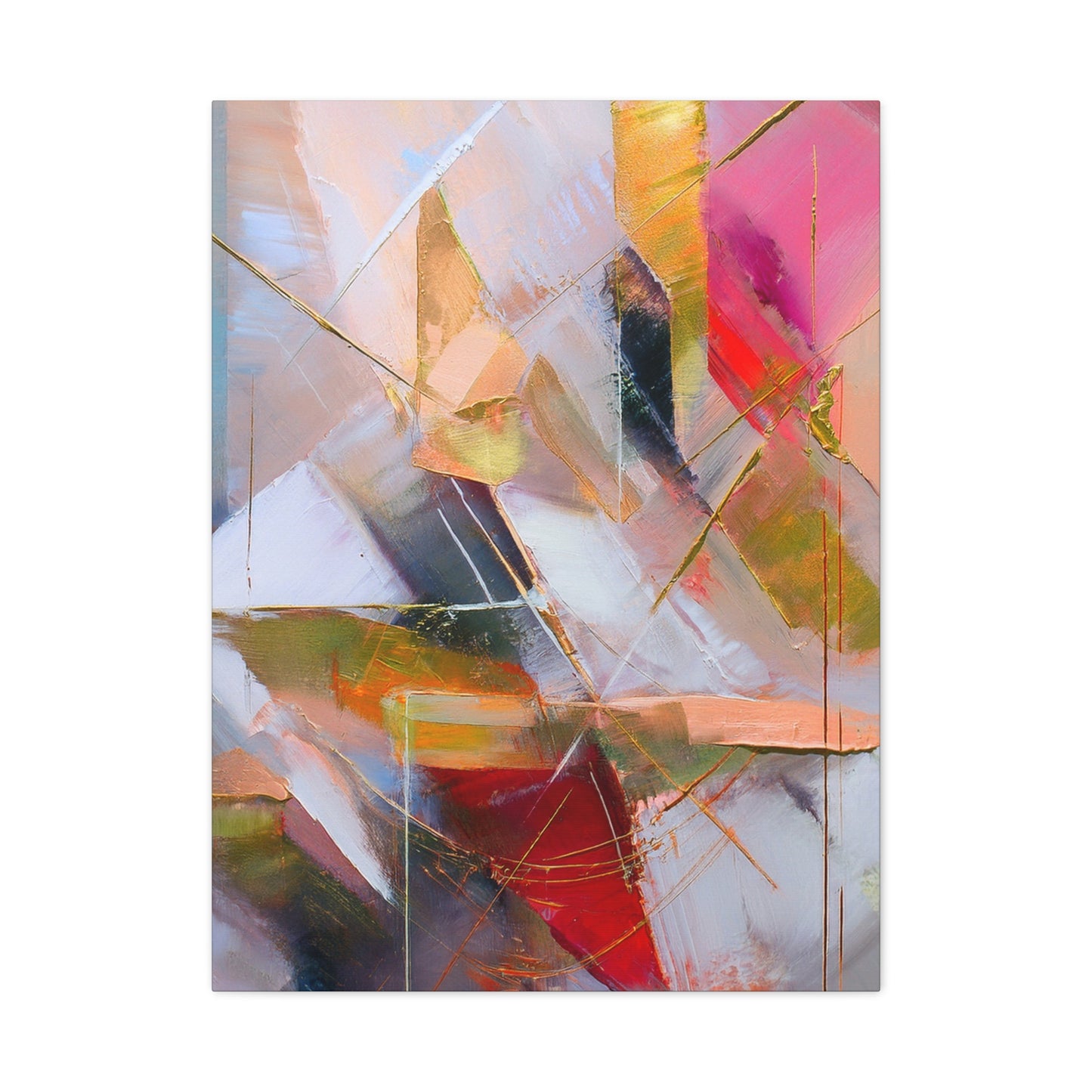 Abstract Oil Painting Print Canvas 20x24,20x30,24x30 24x32,24x36,30x40 32x48,36x48,40x60 Pine-Wood Inner Frame ABS-179