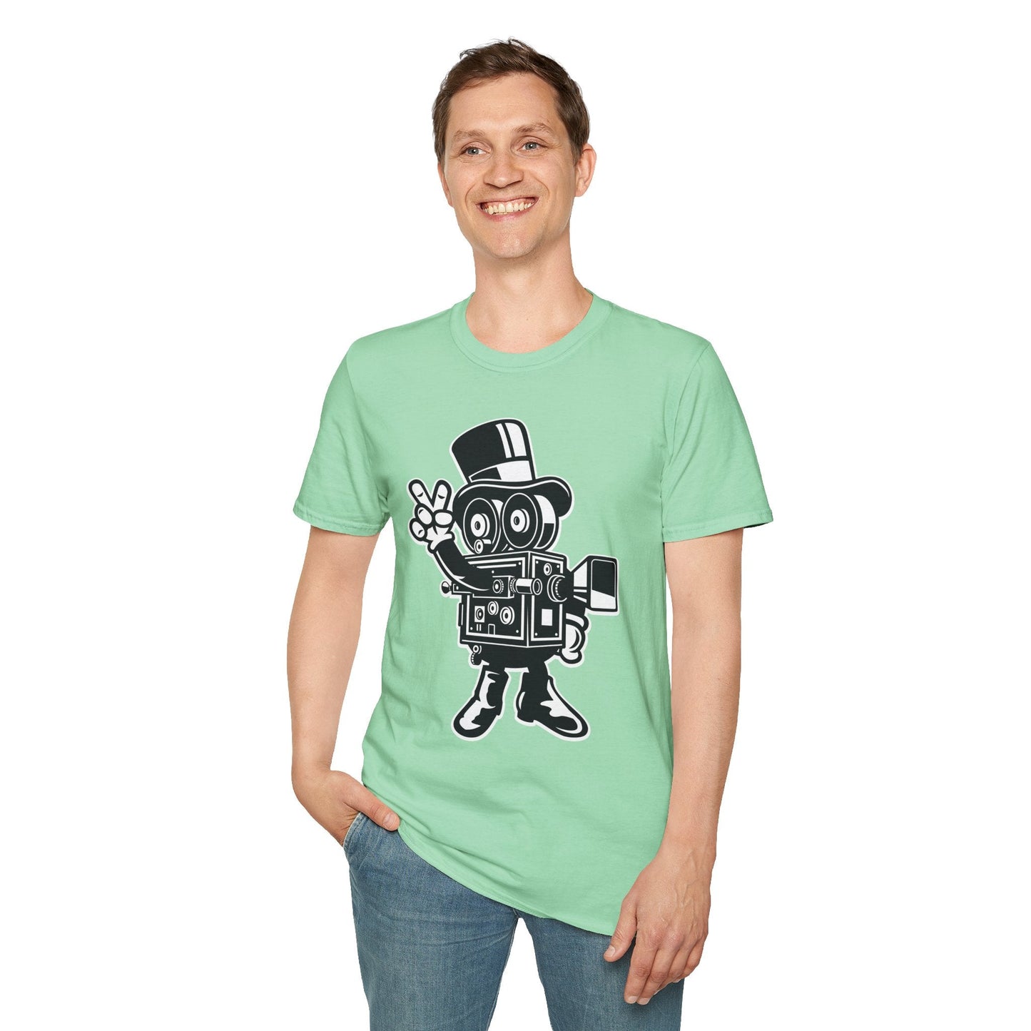 Cartoon T Shirt Animation T Shirt Funny Tee Unisex Gildan Softstyle 64000 Comfort Fit All Day