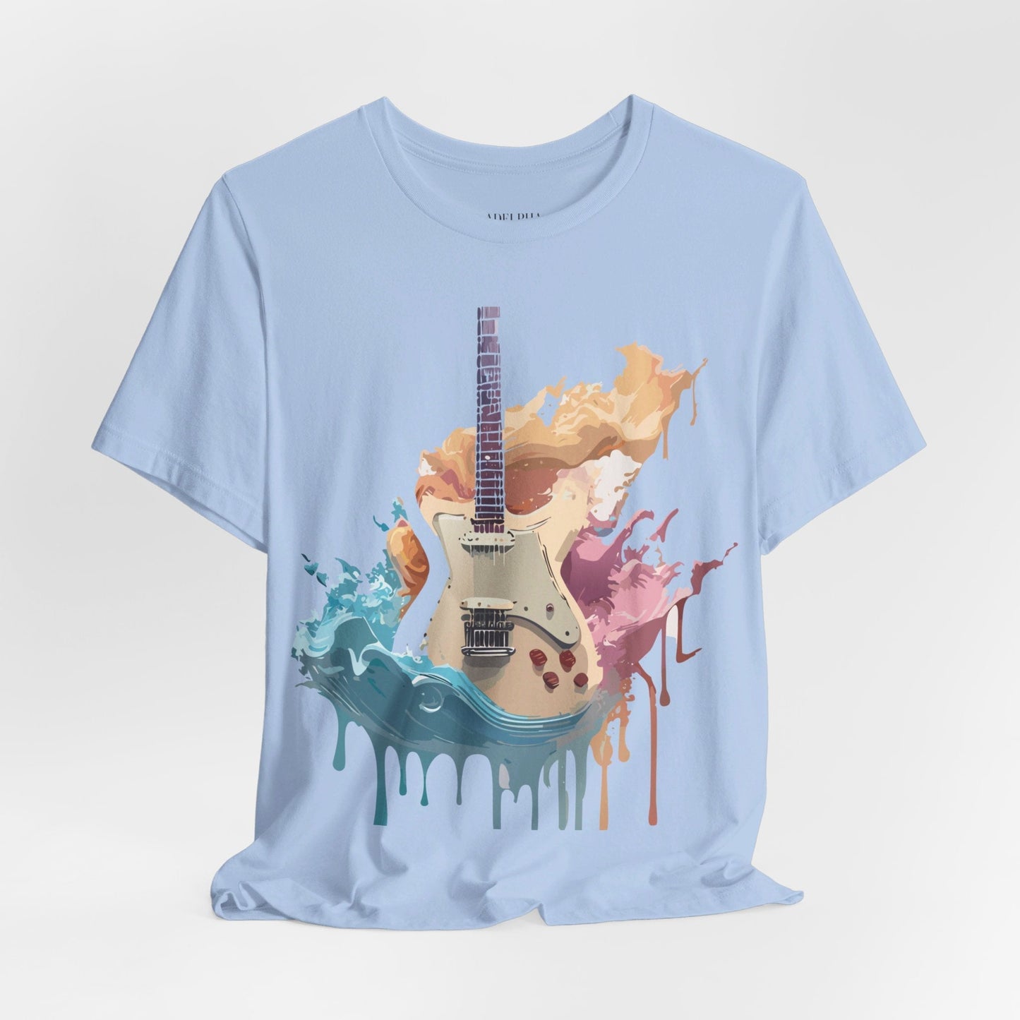 Adelpha Graphic Music T Shirt Unisex Vintage Inspired Art Tee With Original Artwork