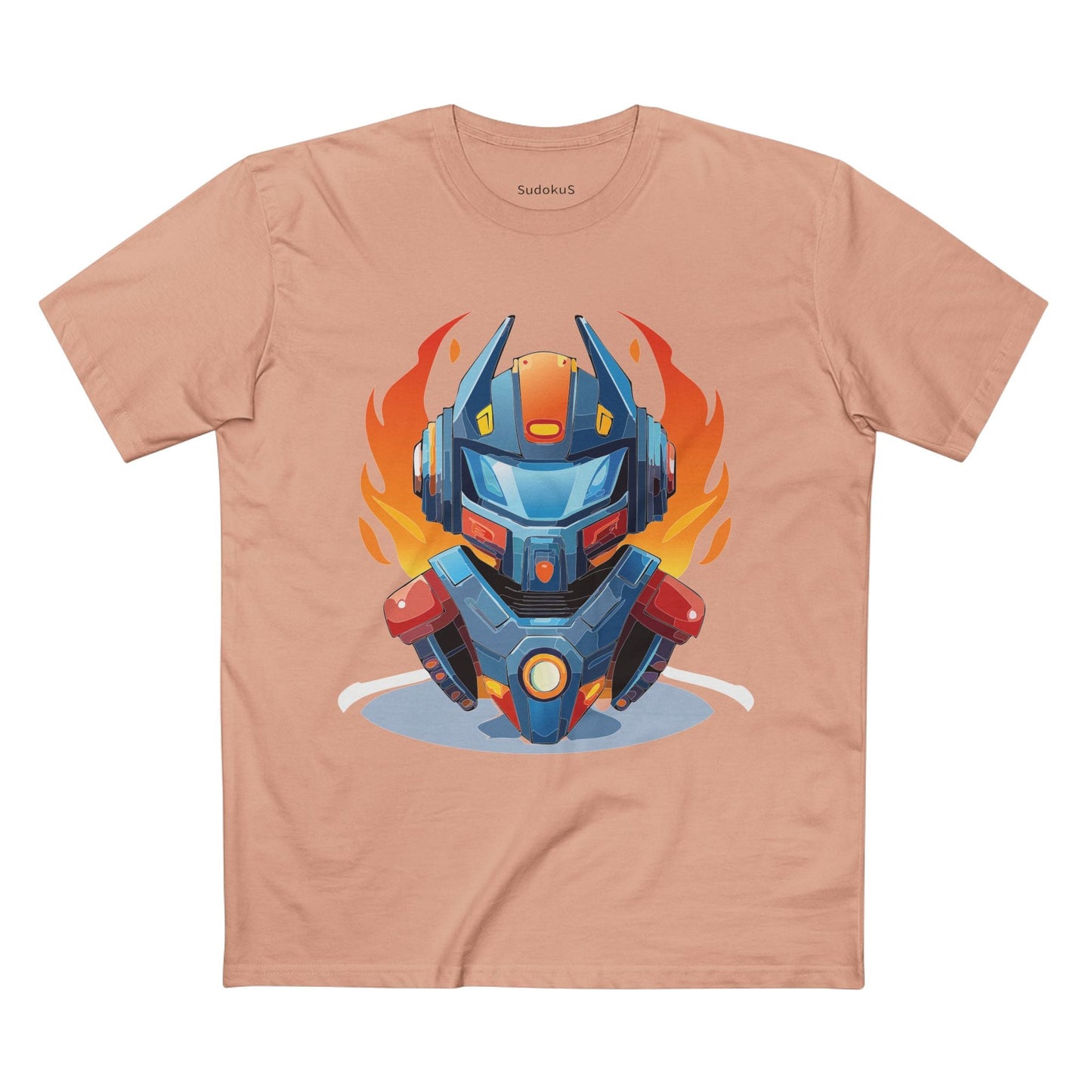 Cyborg Robot Graphic Unisex 100 Cotton Staple Tee 6