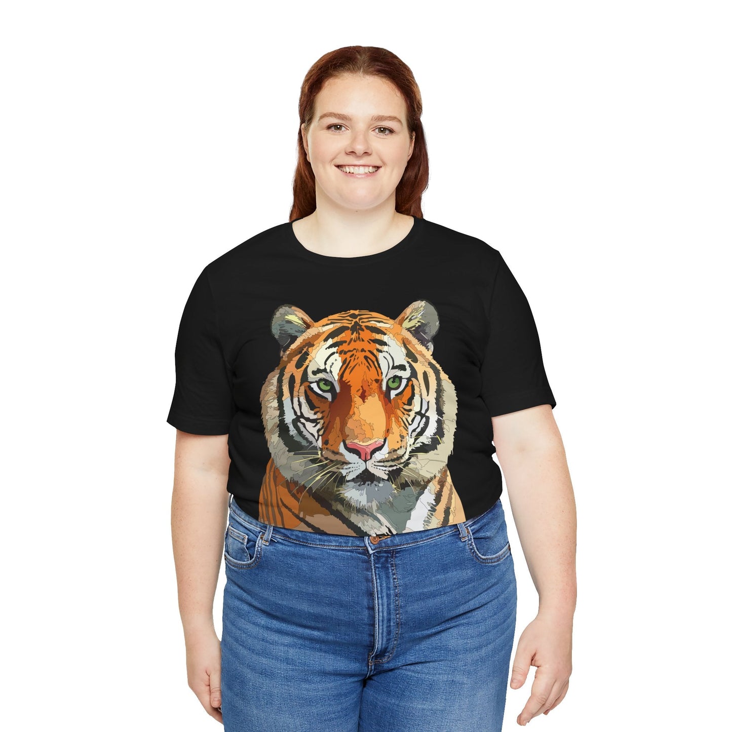 Unisex Animal Graphic Tee Shirt With Wildlife Art Design For Everyday Comfort Gildan 64000