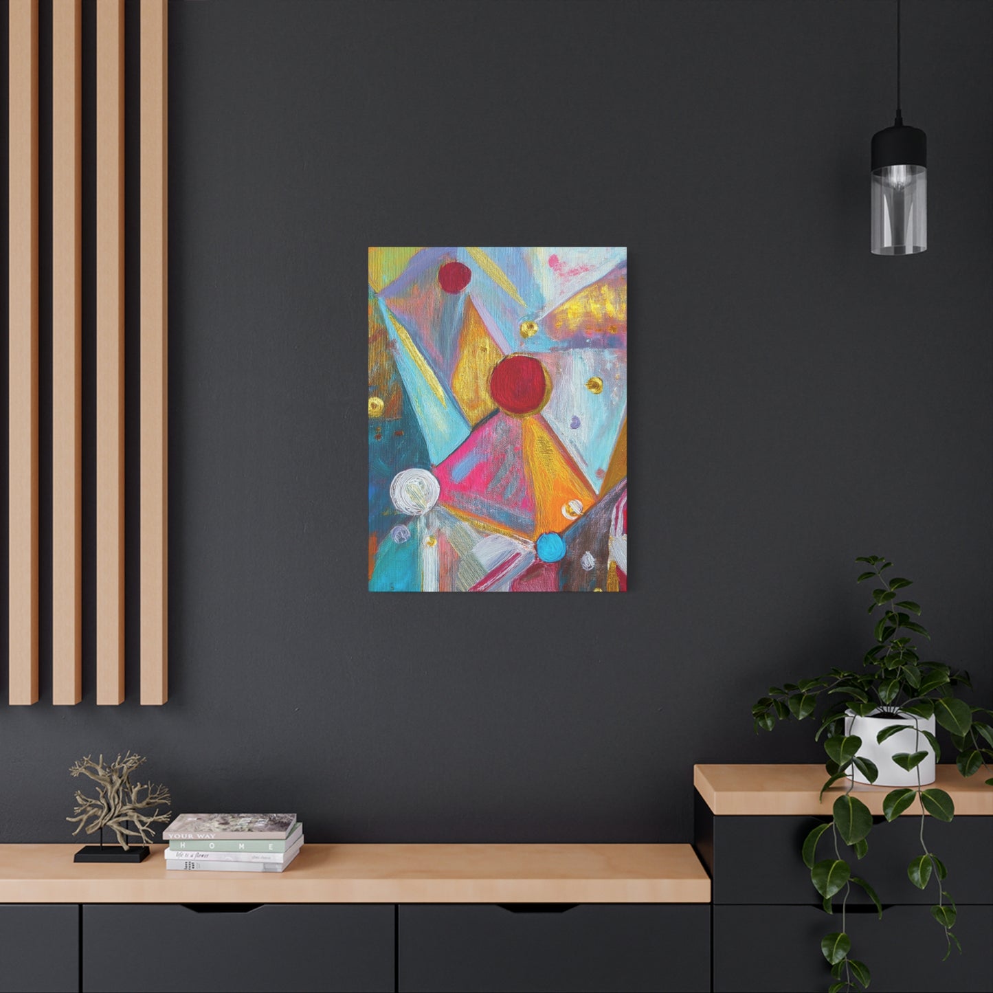 Abstract Oil Painting Print Canvas 20x24,20x30,24x30 24x32,24x36,30x40 32x48,36x48,40x60 Pine-Wood Inner Frame ABS-173
