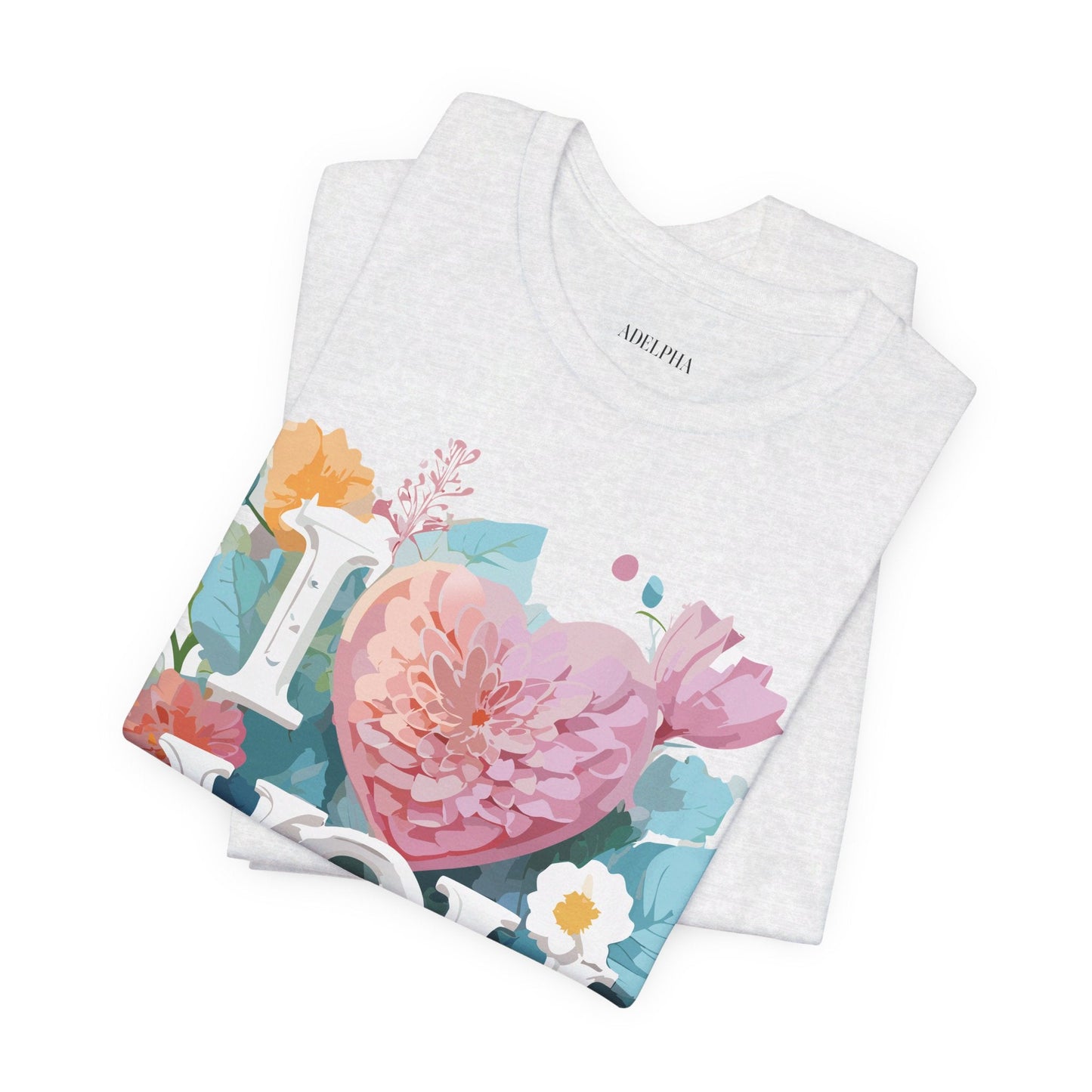 Valentine Graphic T Shirt Unisex Jersey Short Sleeve Tee With Adelpha Artwork Design