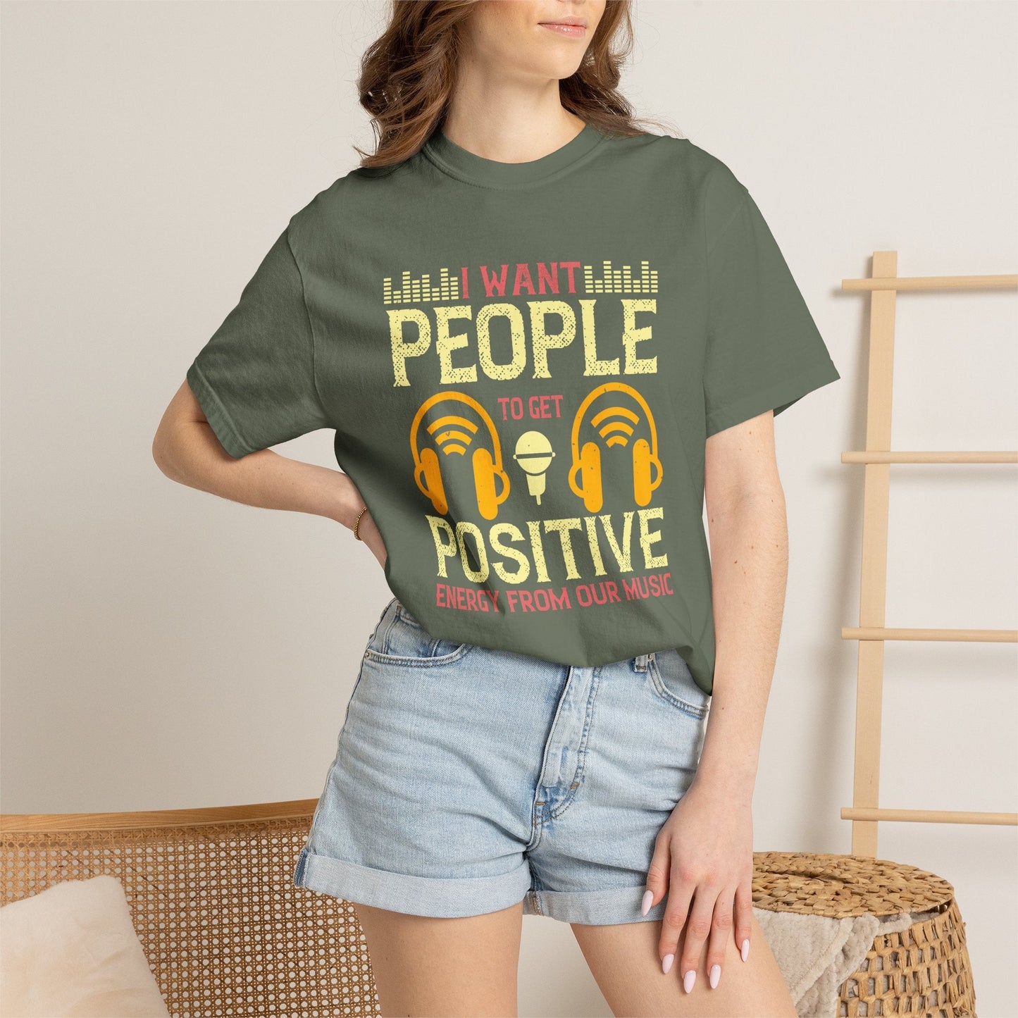 Music Graphic Design Unisex Cotton T-shirt m16