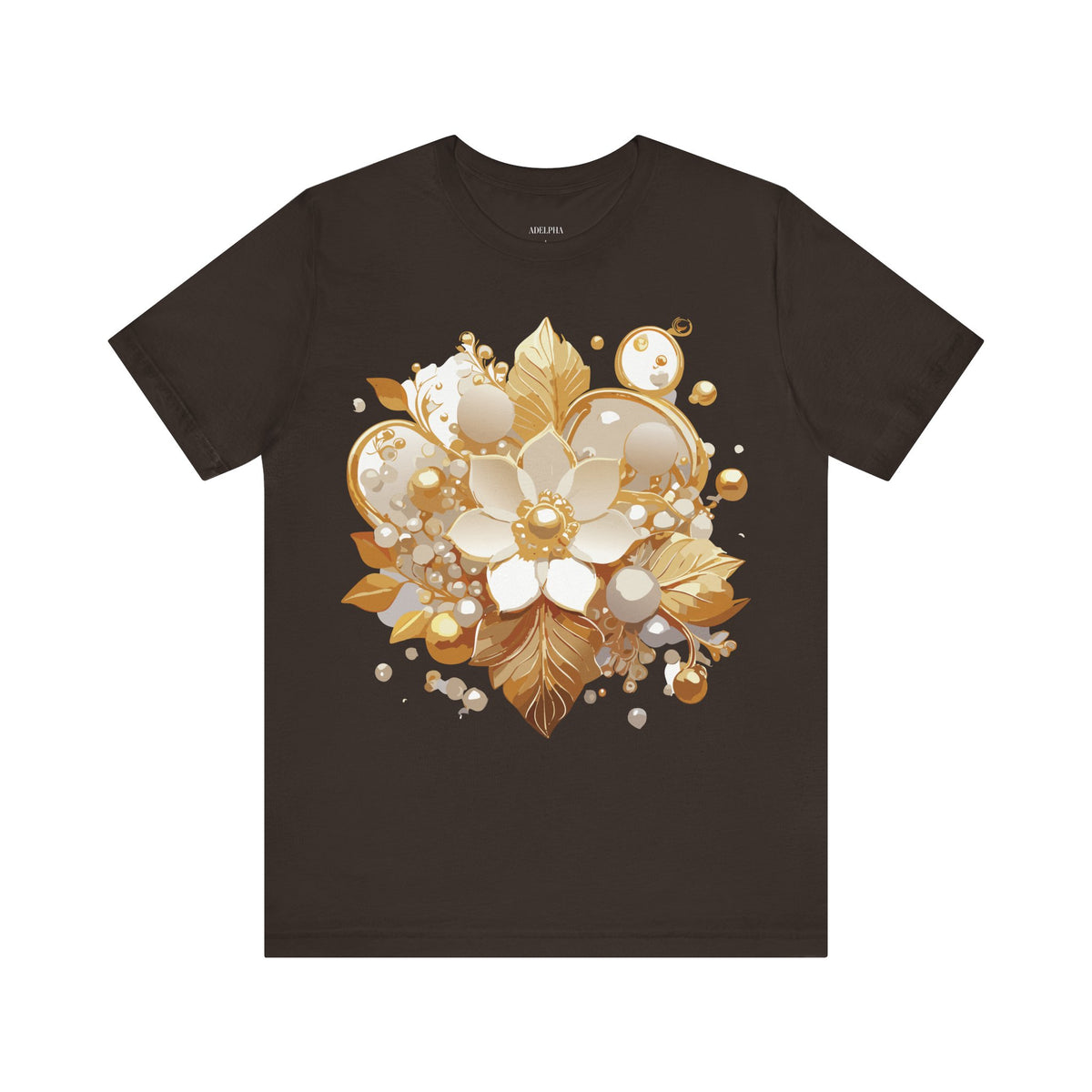 Jewelry Graphic Unisex Cotton Bella+Canvas Tee with Art Design n134