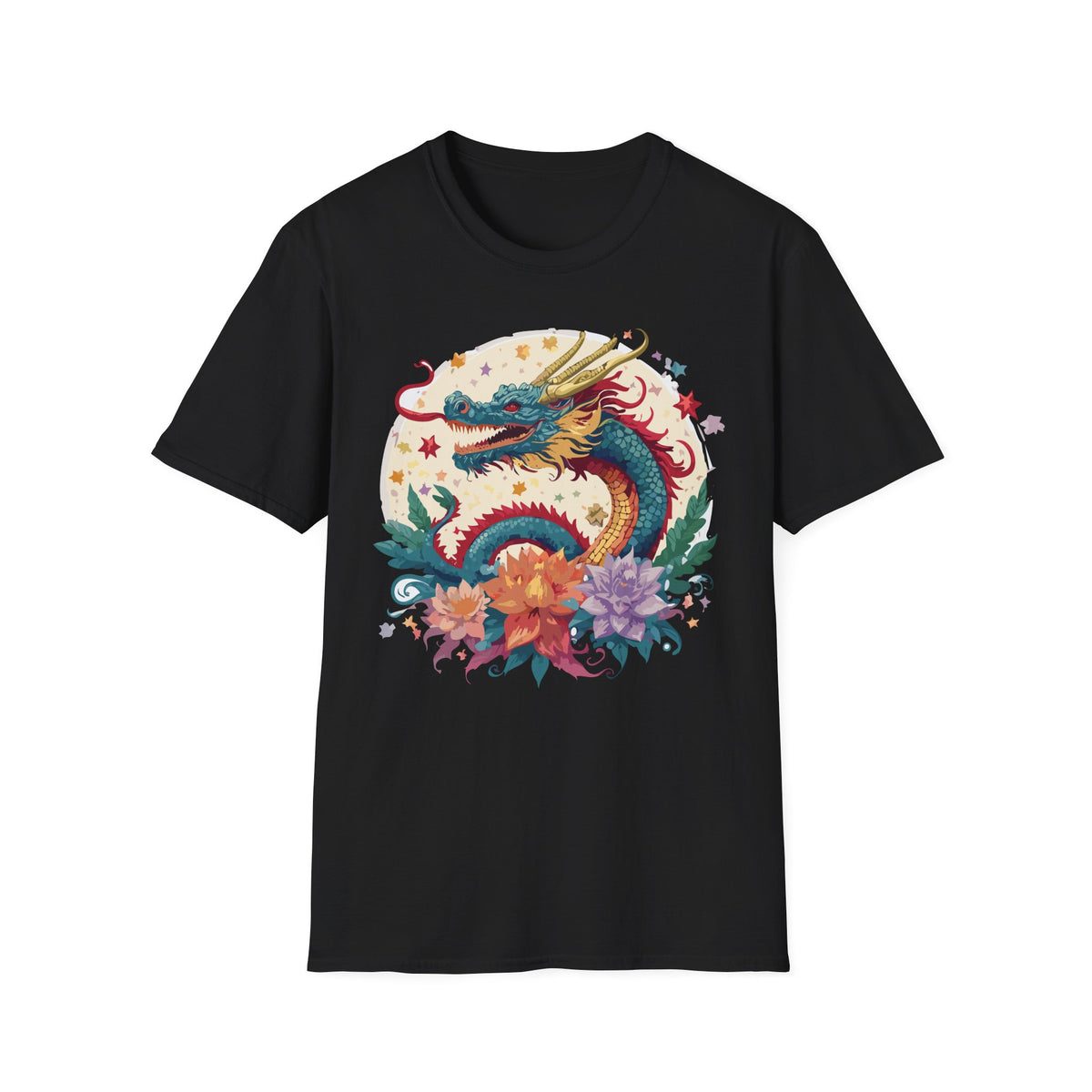 Dragon Graphic Tee Gildan Unisex 100 Cotton Tee Shirt with Animal a36