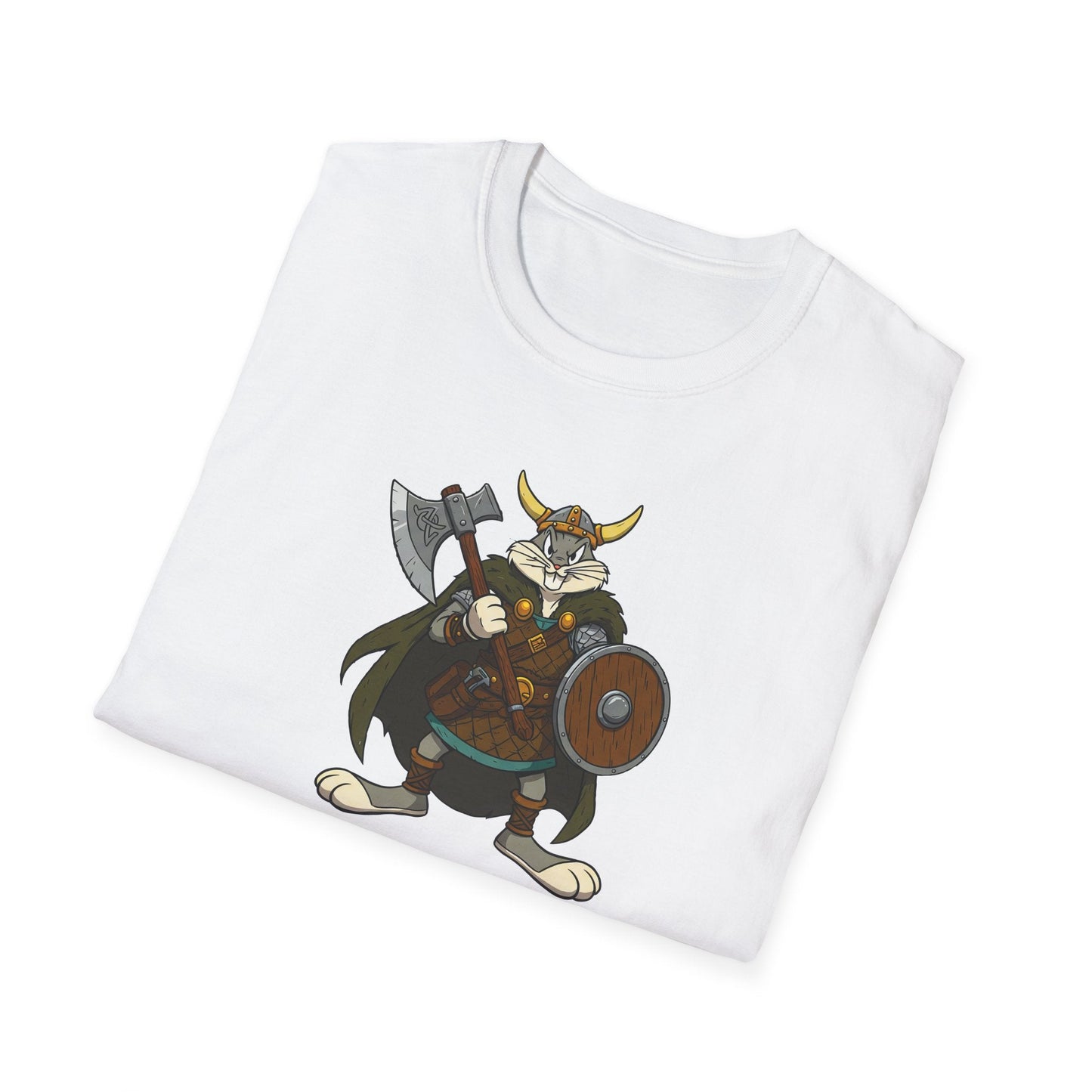Bugs Bunny T Shirt Cartoon Design Unisex Graphic Tee Gildan Softstyle 64000 Animation Artwork