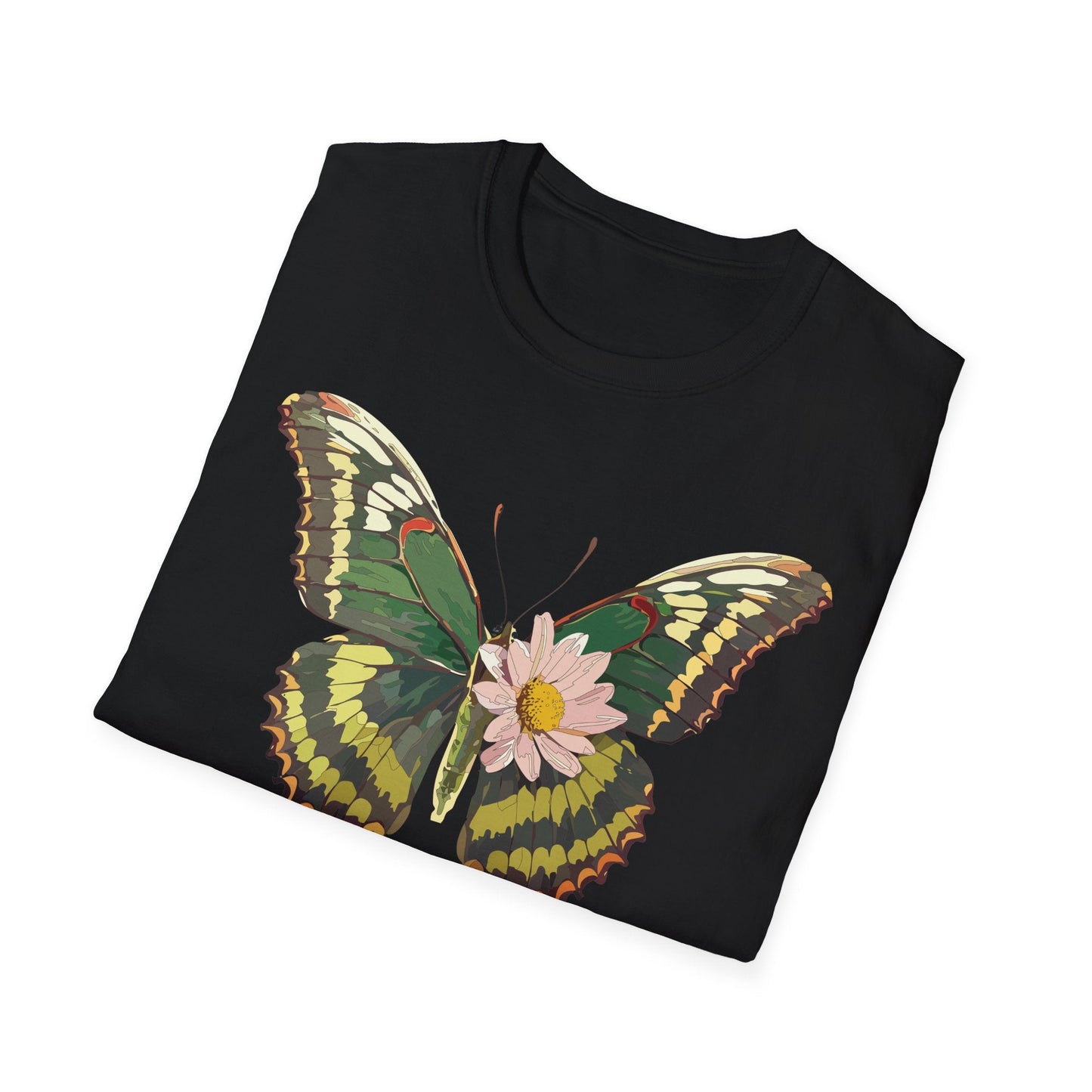 Butterfly Shirt Unisex Monarch Butterfly Tee Gildan Softstyle 64000 100% Ring Spun Cotton