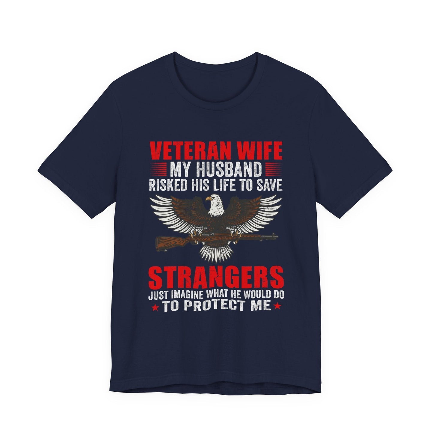 Army Veteran Patriotic Graphic Design Unisex Cotton T-Shirt v40
