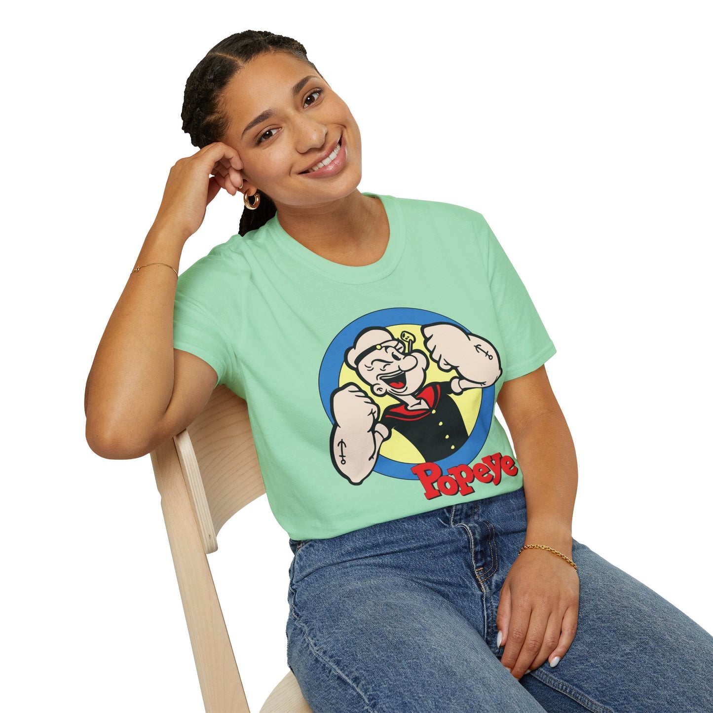 Unisex Cartoon T Shirt With Art Design Funny Animation Tee Gildan Softstyle 64000