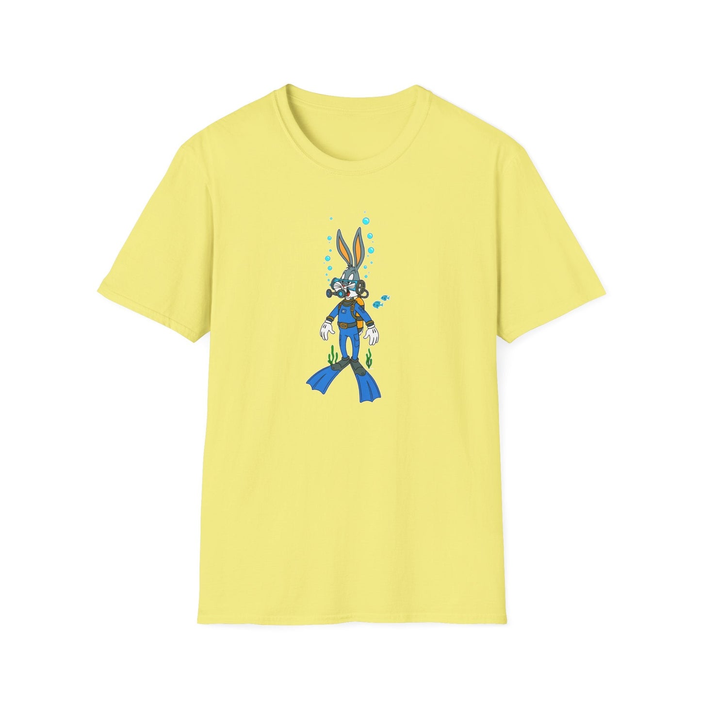 Bugs Bunny Animation Shirt Unisex T Shirt Cartoon Design Tee 100 Percent Cotton Gildan Softstyle