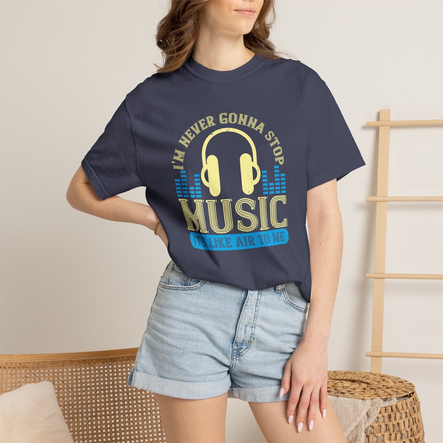 Music Graphic Design Unisex Cotton T-shirt m19