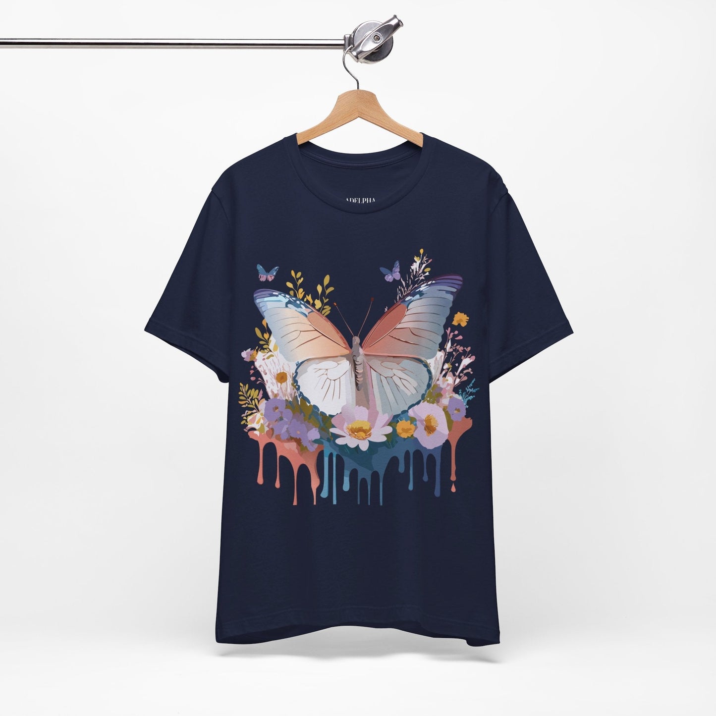 Adelpha Butterfly Graphic T Shirt Unisex Vintage Inspired Short Sleeve Tee