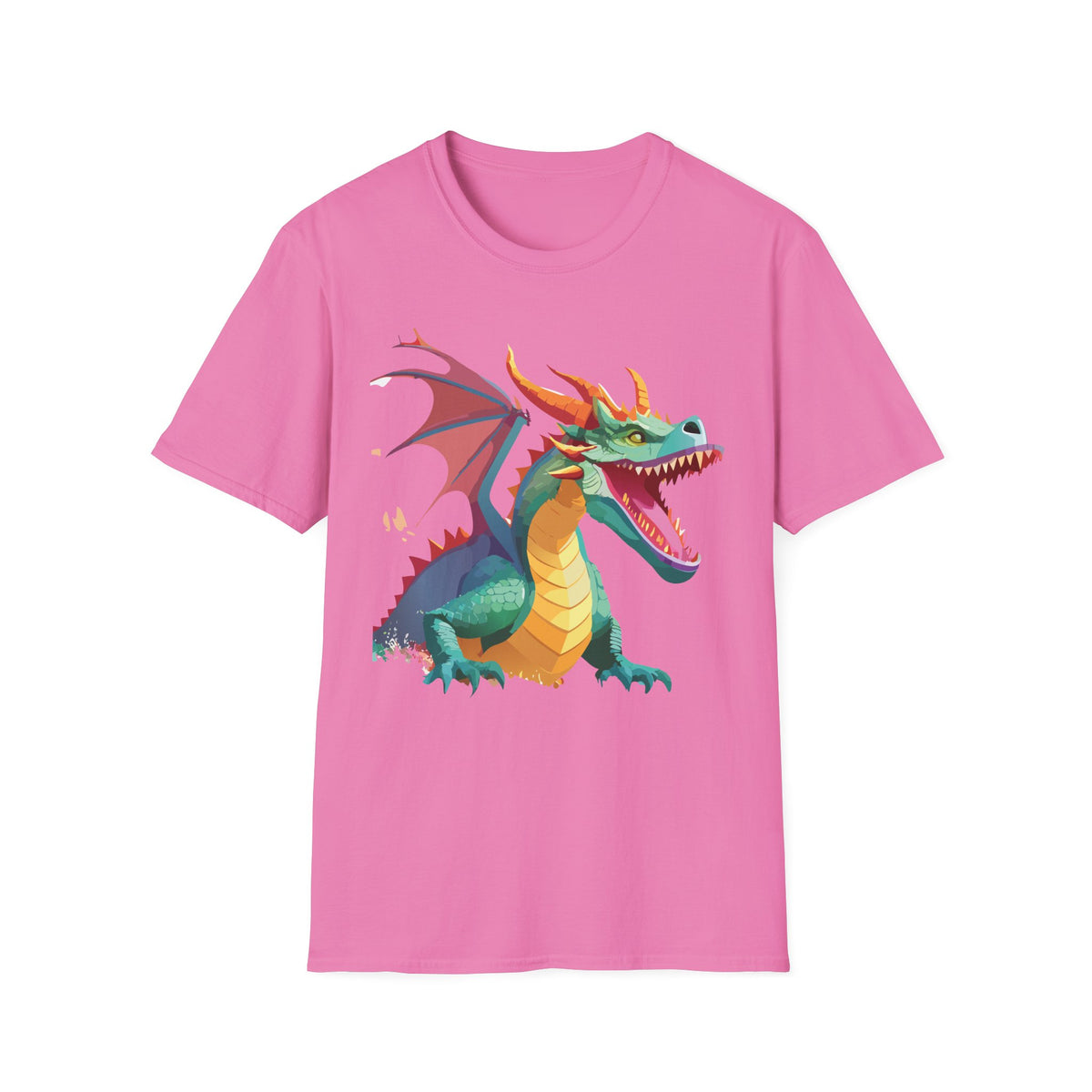 Dragon Graphic Tee Gildan Unisex 100 Cotton Tee Shirt with Animals m12