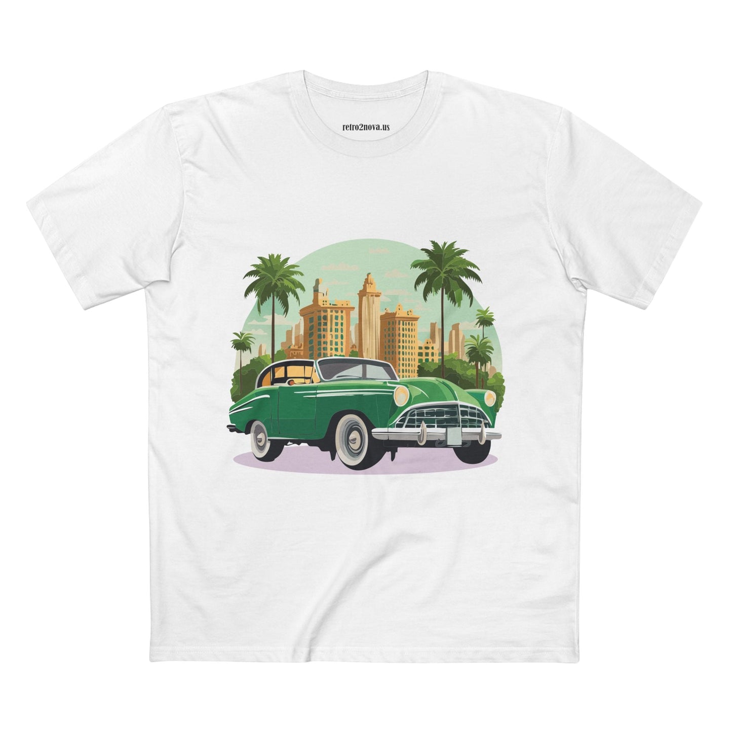 Retro Car Shirts Vintage Car Tee RC 18 Unisex Premium Cotton Art Print Tee Limited Edition