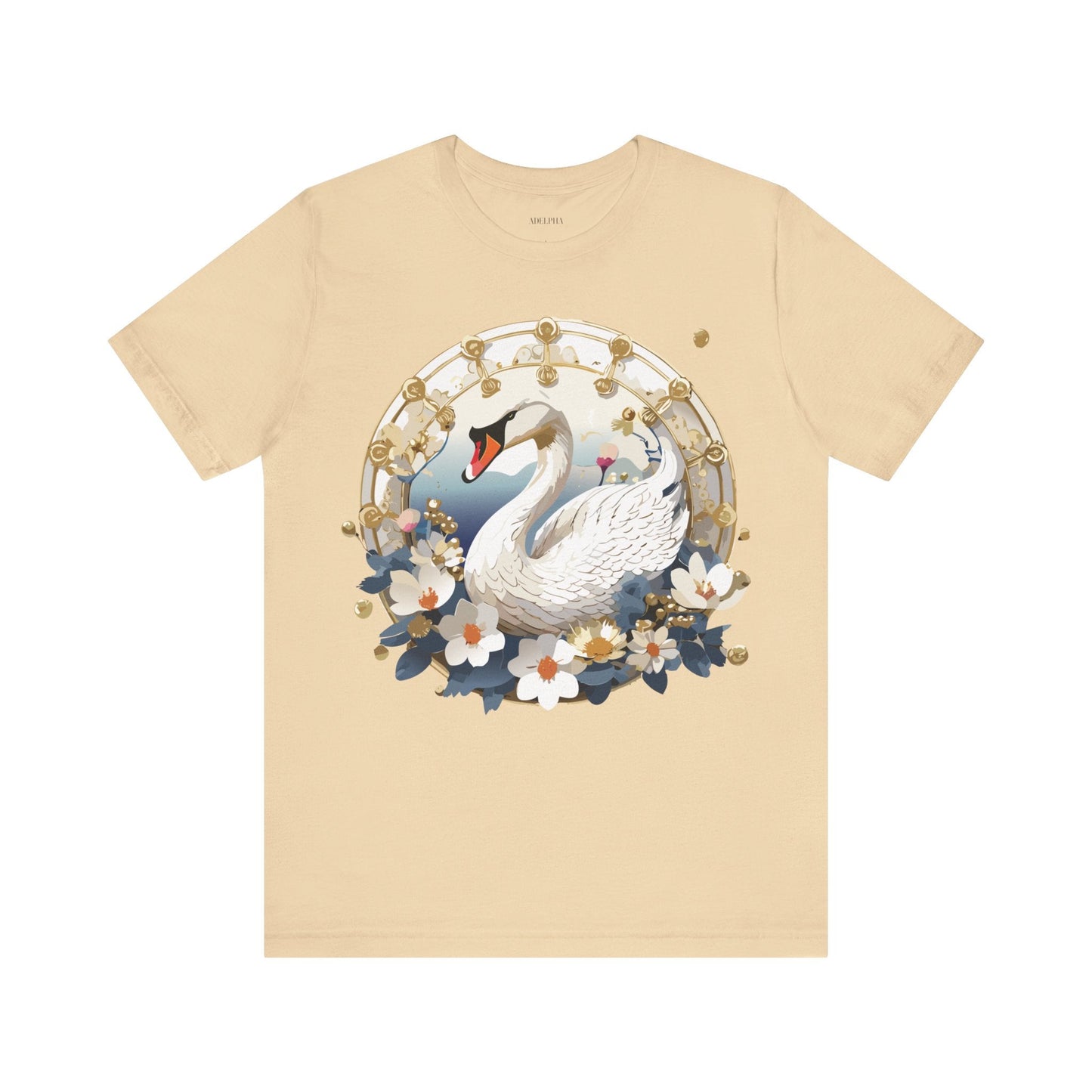 Adelpha Medallion Graphic Tee Unisex Jersey Short Sleeve Art Design Shirt Premium Comfort