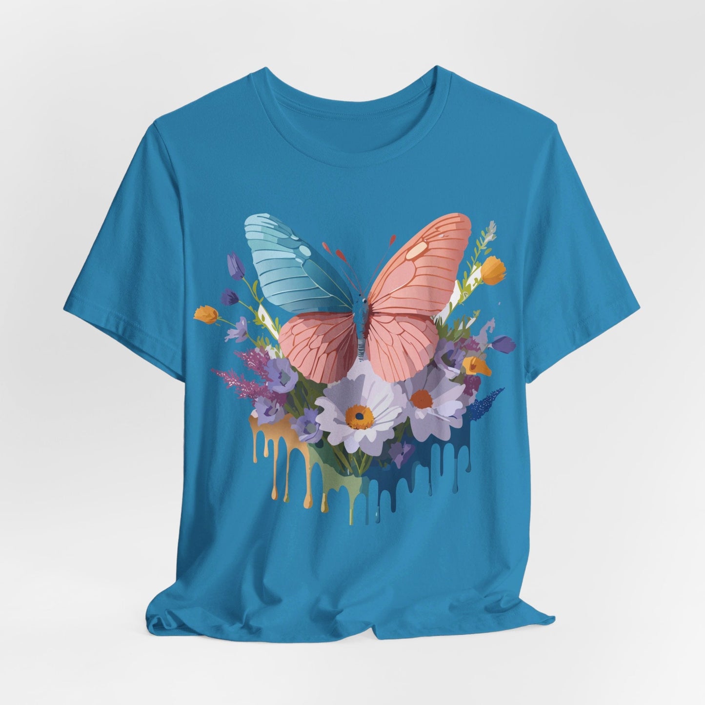 Butterfly Graphic Tee Unisex Adelpha Art Vintage Inspired Short Sleeve Shirt