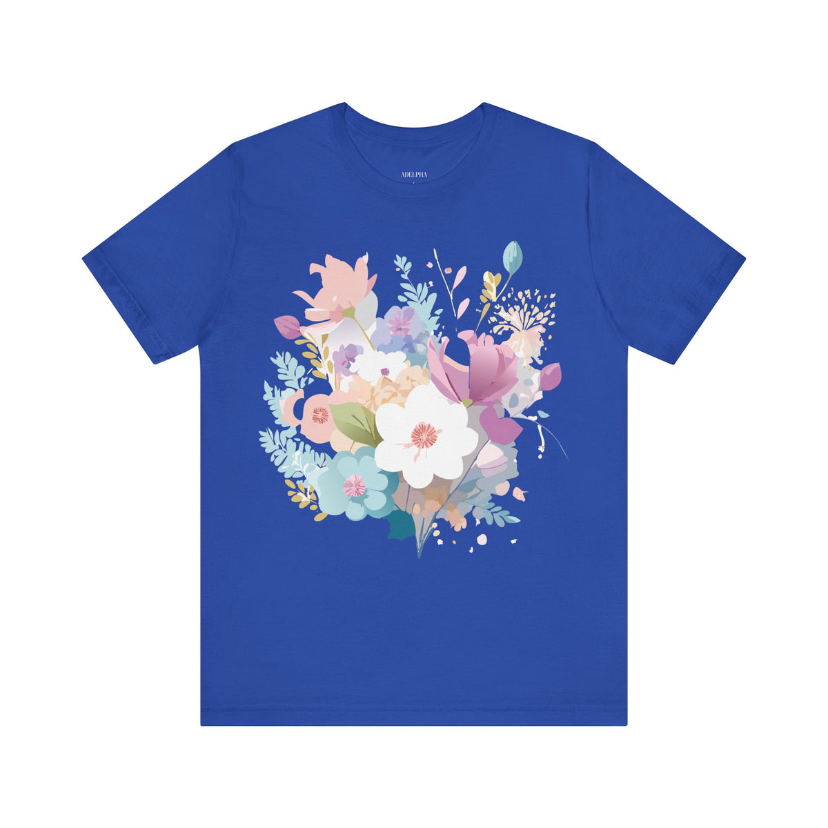 Floral Graphic Tee Shirt - Bella+Canvas Unisex 100 Cotton 47