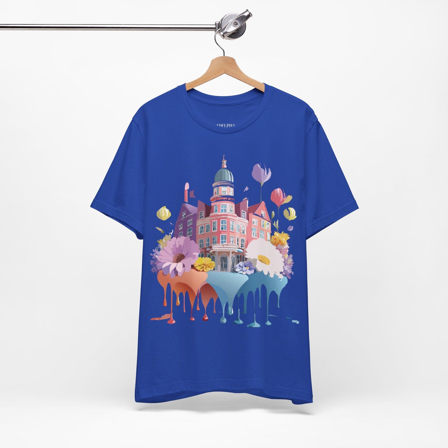 Amsterdam Tourist Shirt Unisex Graphic Tee With Vintage Adelpha Artwork For Everyday Wear