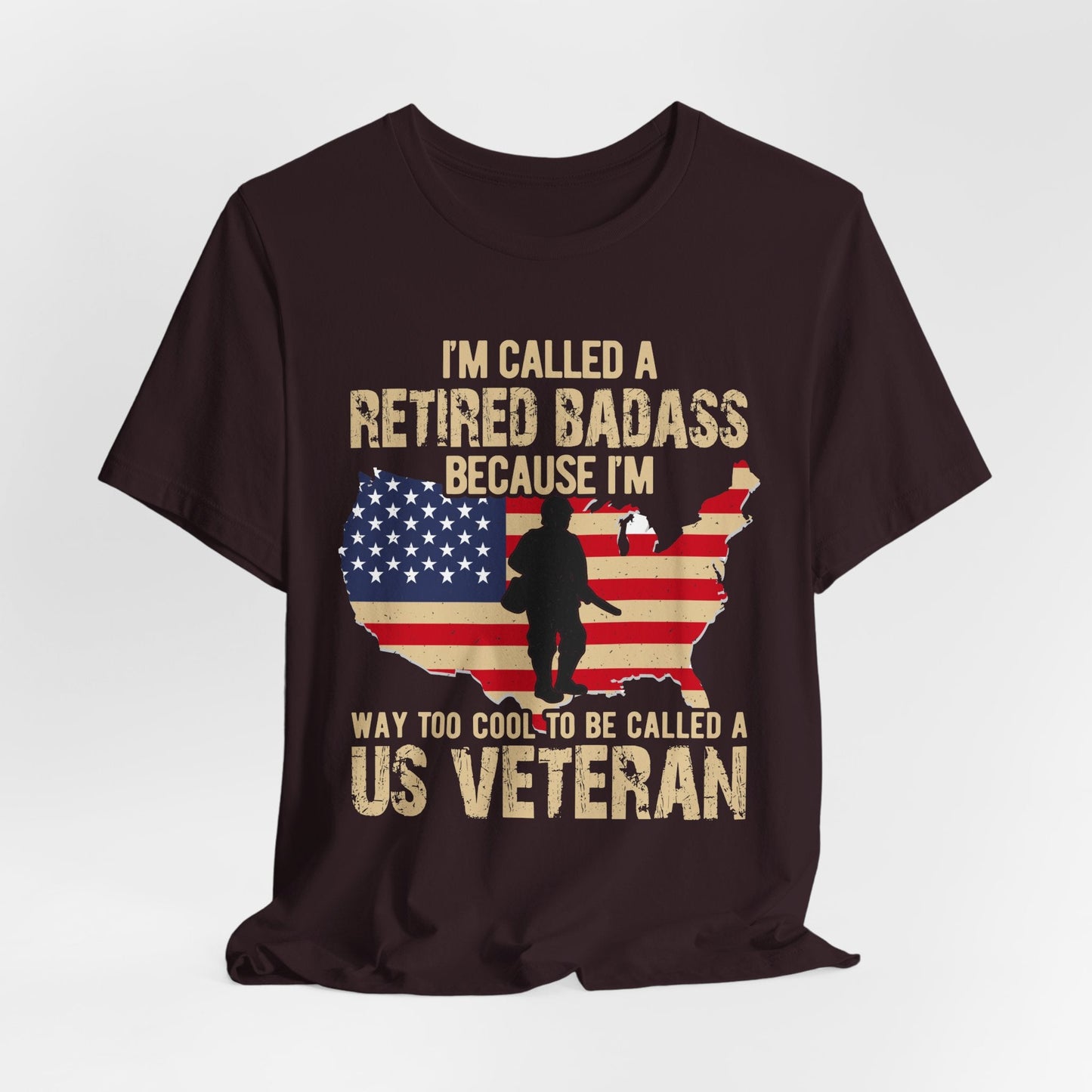 Army Veteran Patriotic Graphic Design Unisex Cotton T-Shirt v22