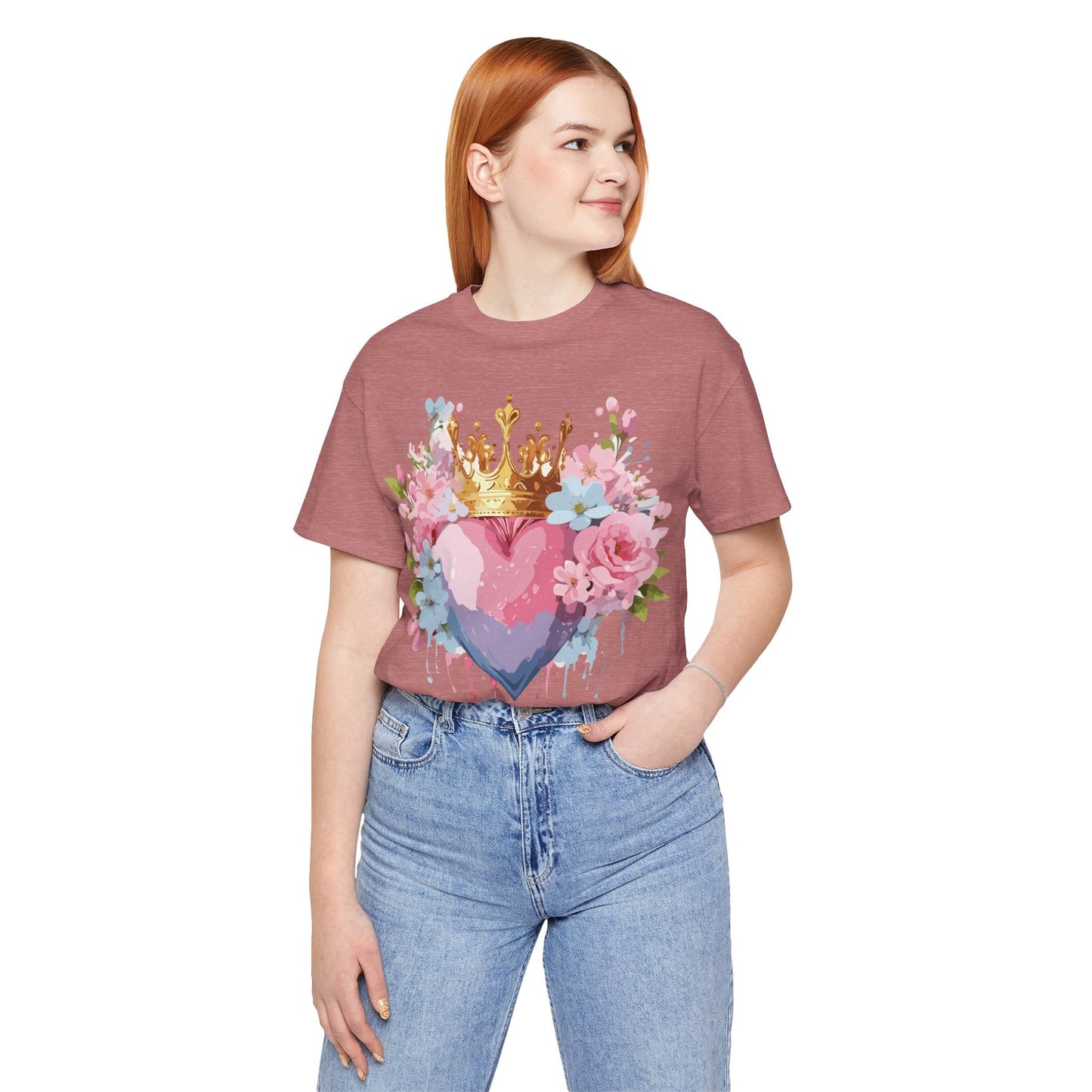 Valentine Graphic Tee Unisex Jersey Short Sleeve Adelpha Vintage Inspired Artwork