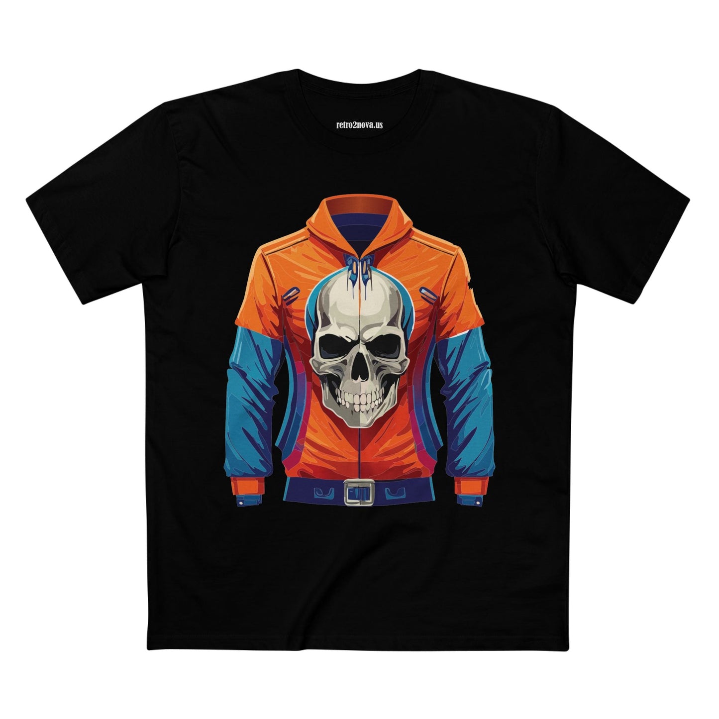 Skull And Skeleton Shirt Unisex Premium Cotton Tee Original Art Design Retro2Nova