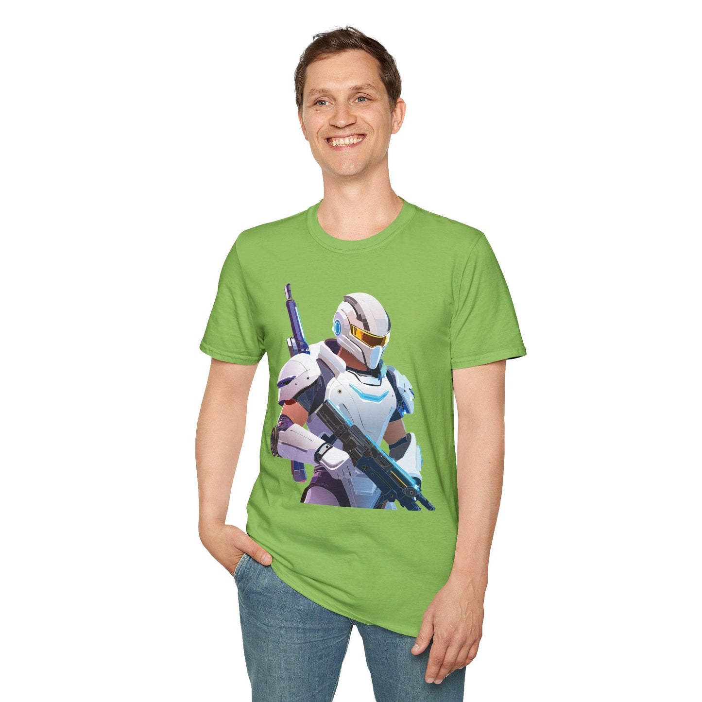 Robocop T Shirt Unisex Softstyle 64000 Gildan 100 Percent Ring Spun Cotton Graphic Tee