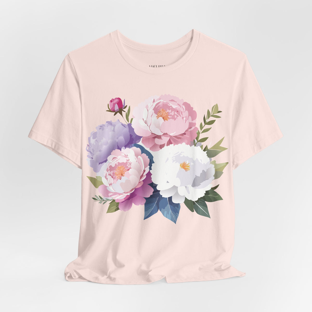 Floral Graphic Tee Shirt - Bella+Canvas Unisex 100 Cotton 37