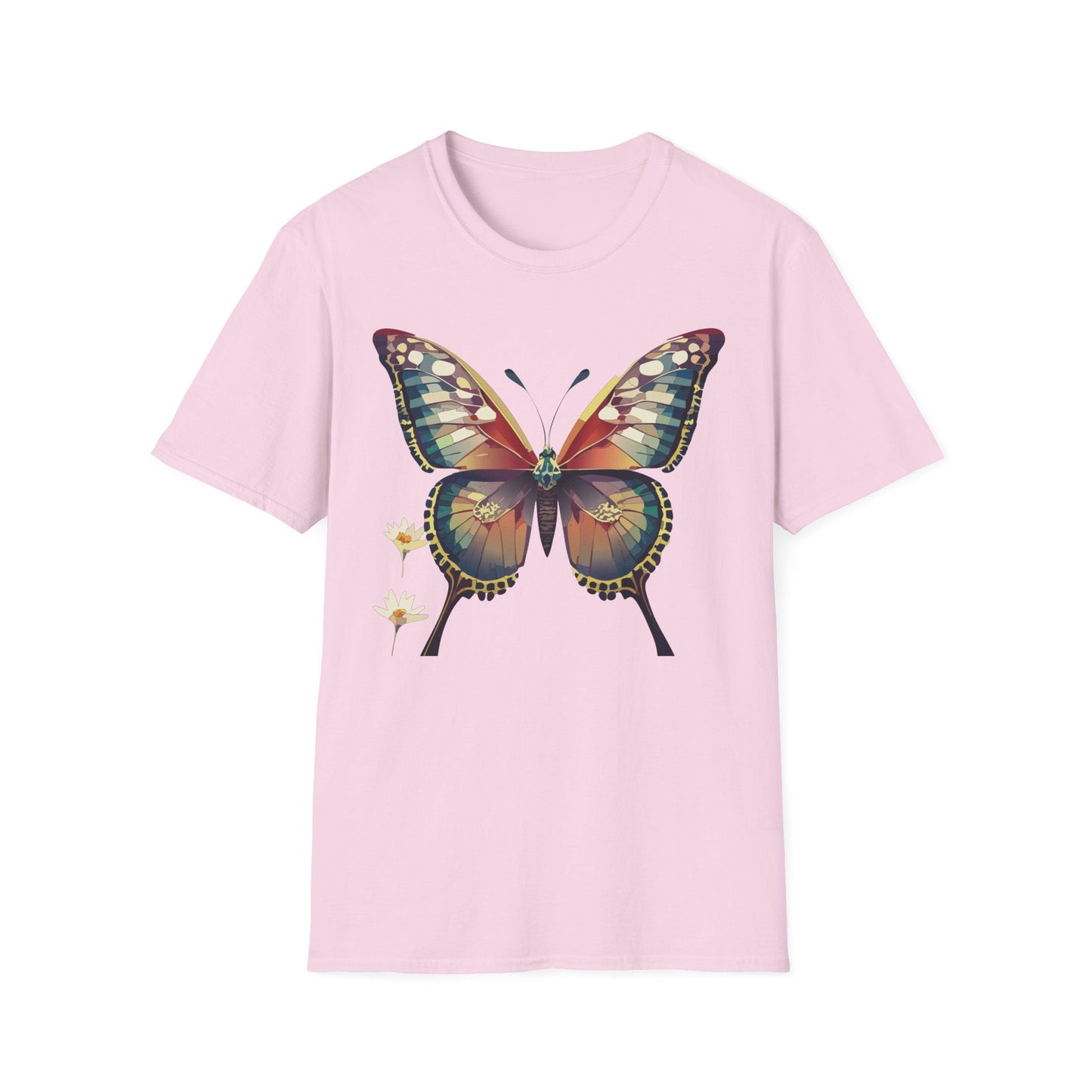 Unisex Butterfly Monarch Shirt Softstyle Tee Gildan 64000 Short Sleeve For Everyday Comfort