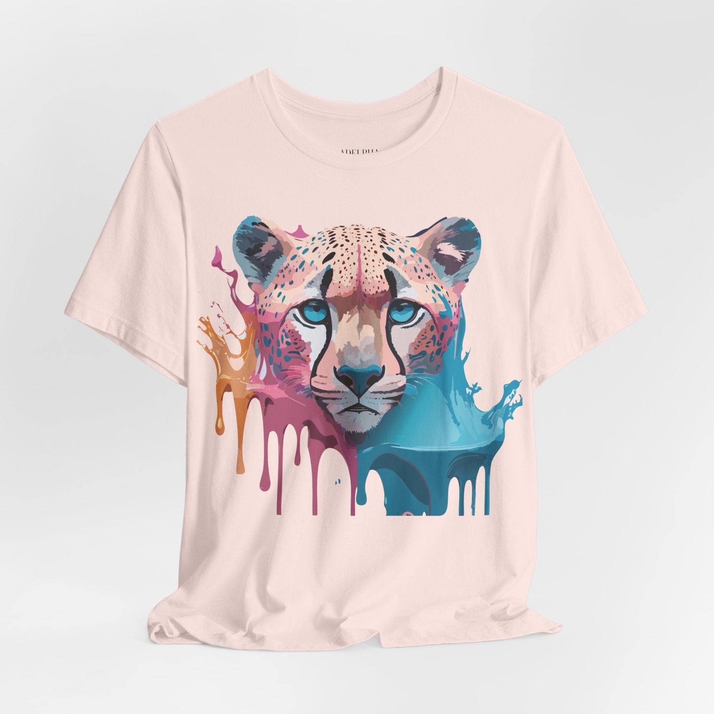 Cheetah Graphic Tee Unisex Jersey Short Sleeve Vintage Inspired Artwork Adelpha