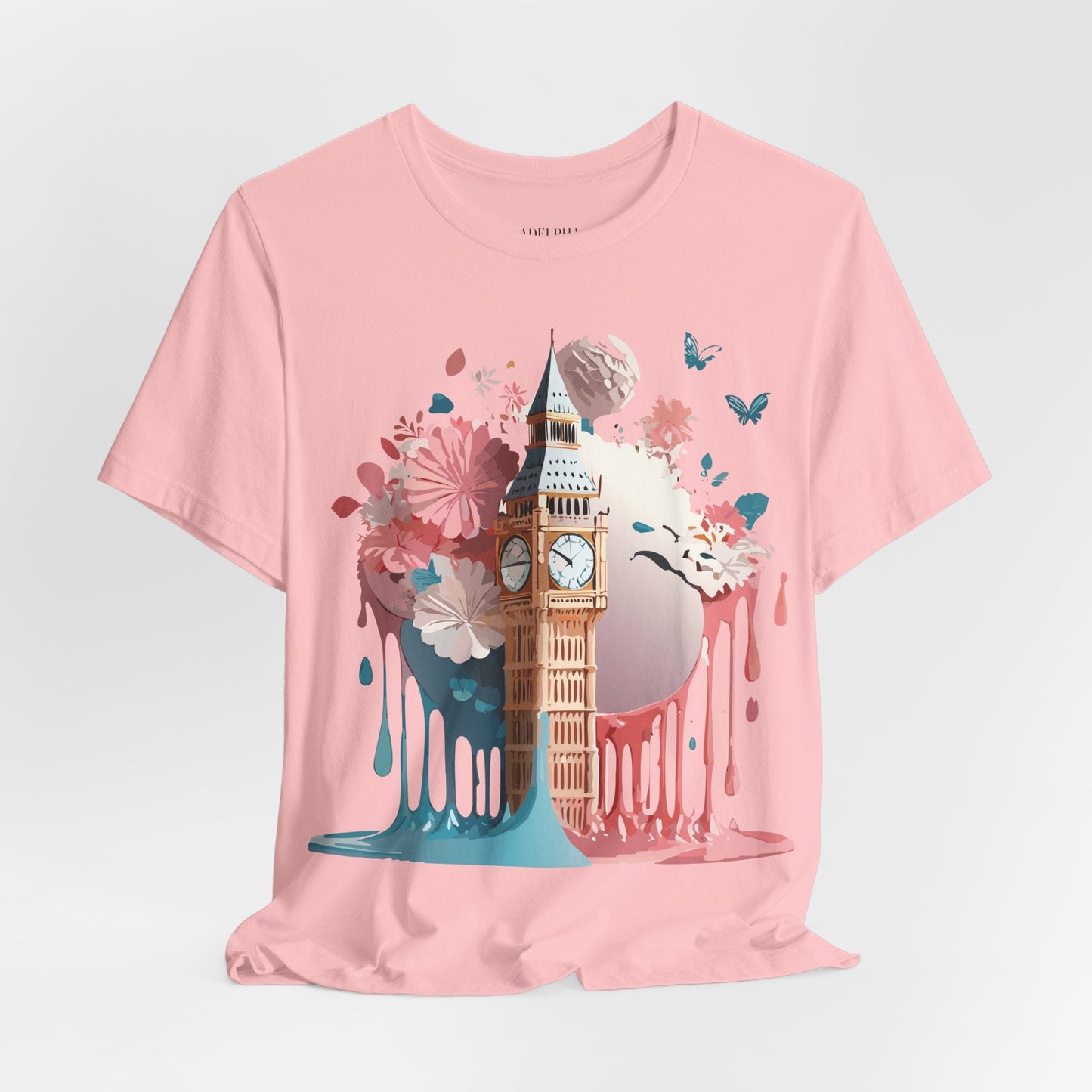 London Tourist Shirt Graphic Tee Unisex Vintage Inspired Artwork By Adelpha Original Collection