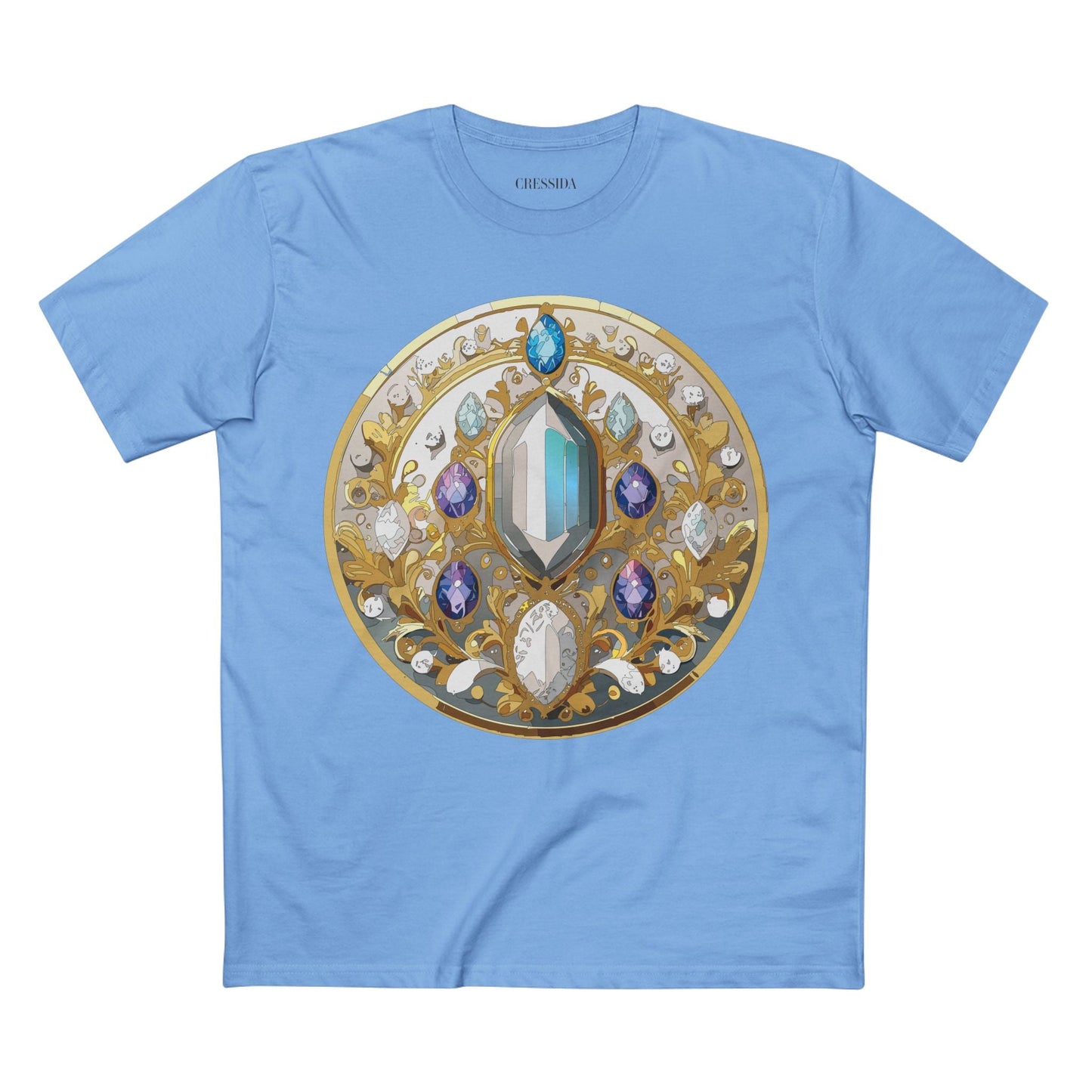 Medallion Graphic T-Shirt Unisex 100 Cotton With Gold Art Design Medal Tee 15