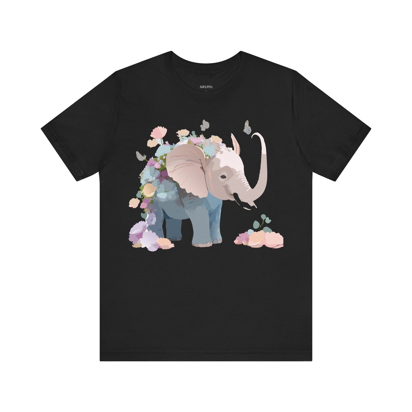 Elephant Graphic Tee Unisex Vintage Inspired Artwork Premium Adelpha Jersey Short Sleeve